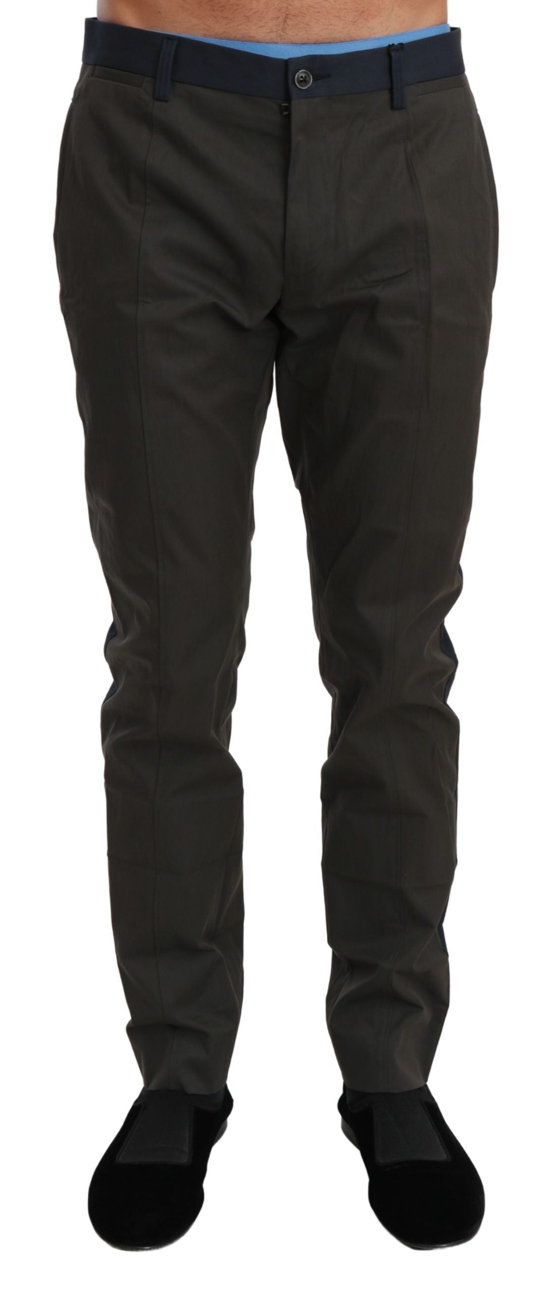 Elegant Slim Fit Striped Casual Pants - ventzia