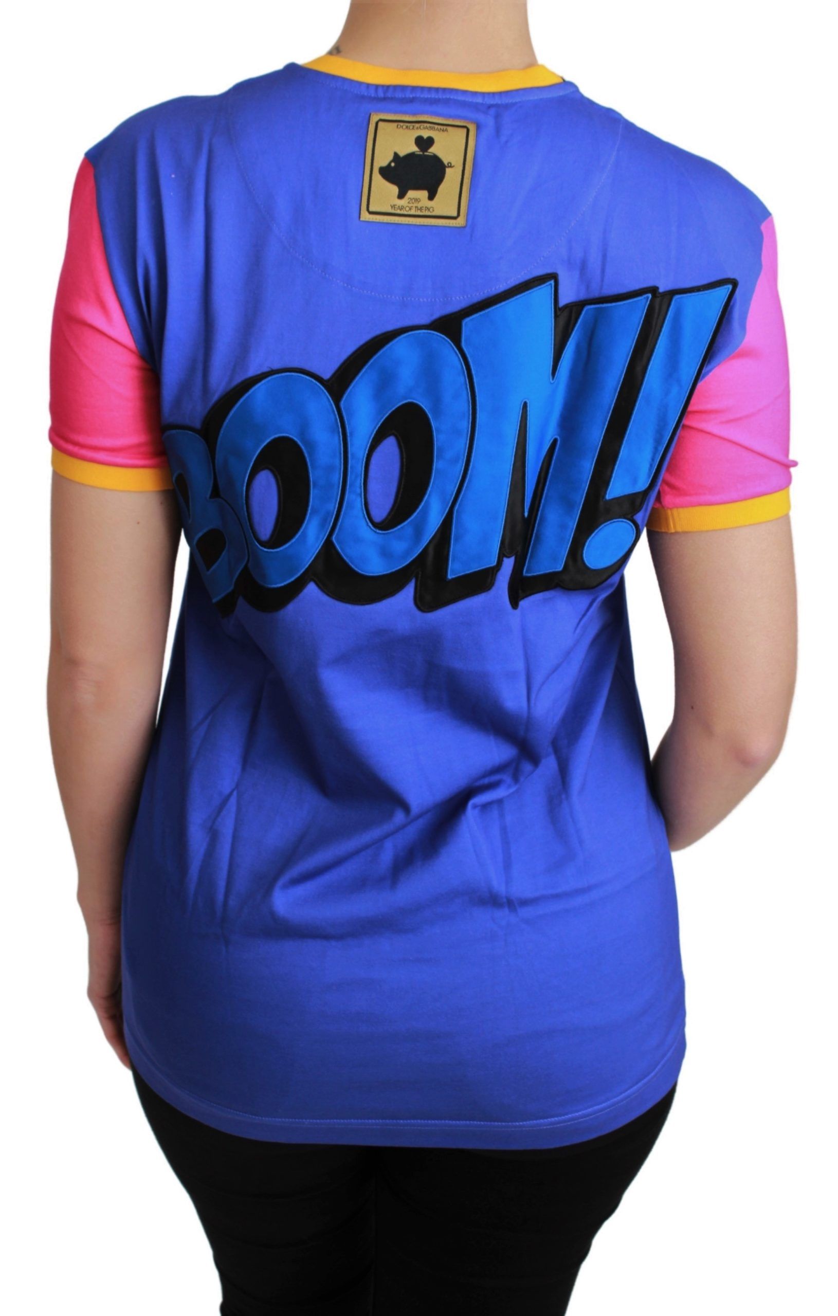 Chic Crewneck Cotton Tee with Supergirl Motive - ventzia