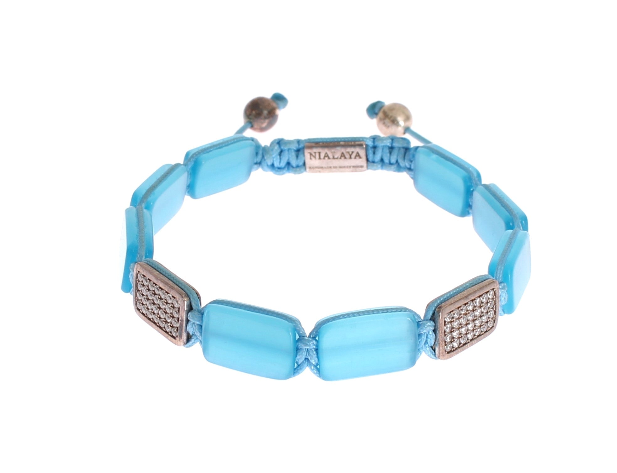 Chic Nialaya Diamond & Opal Beaded Bracelet - ventzia
