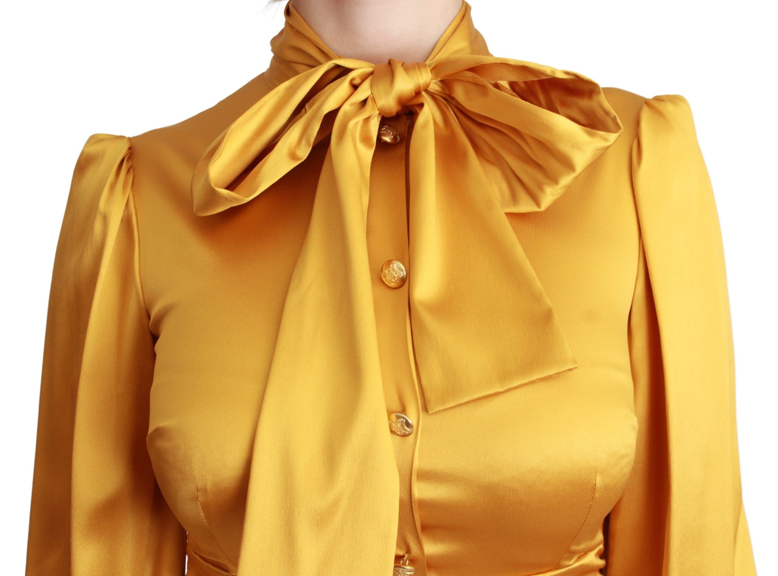 Radiant Yellow Silk Bodycon Mini Dress - ventzia