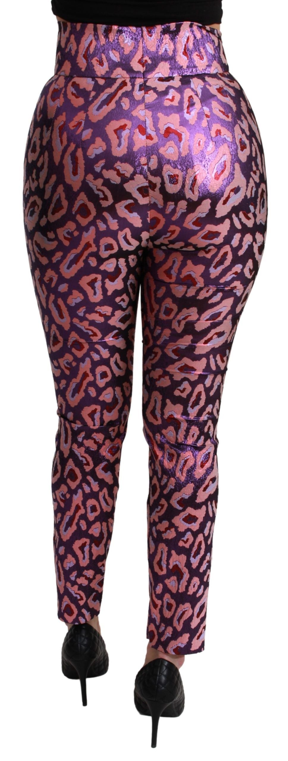 Chic Cropped High Waist Silk Blend Pants - ventzia