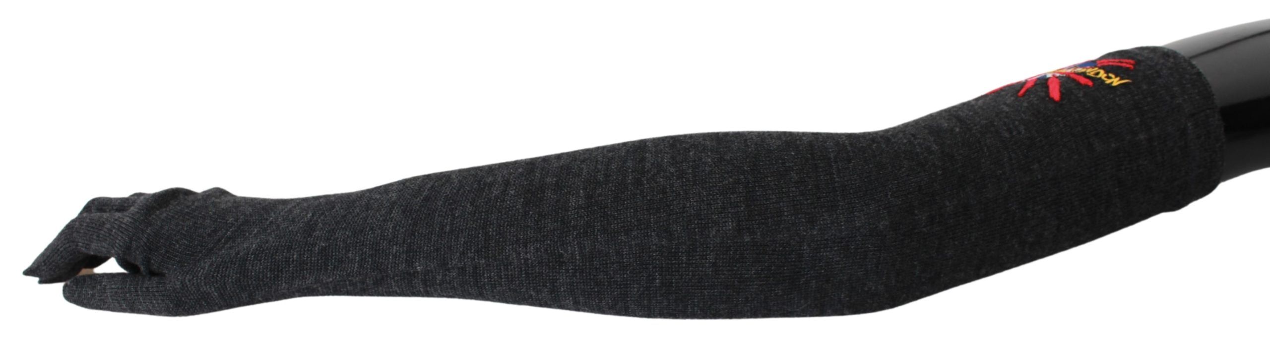 Elegant Elbow Length Woolen Gloves - ventzia