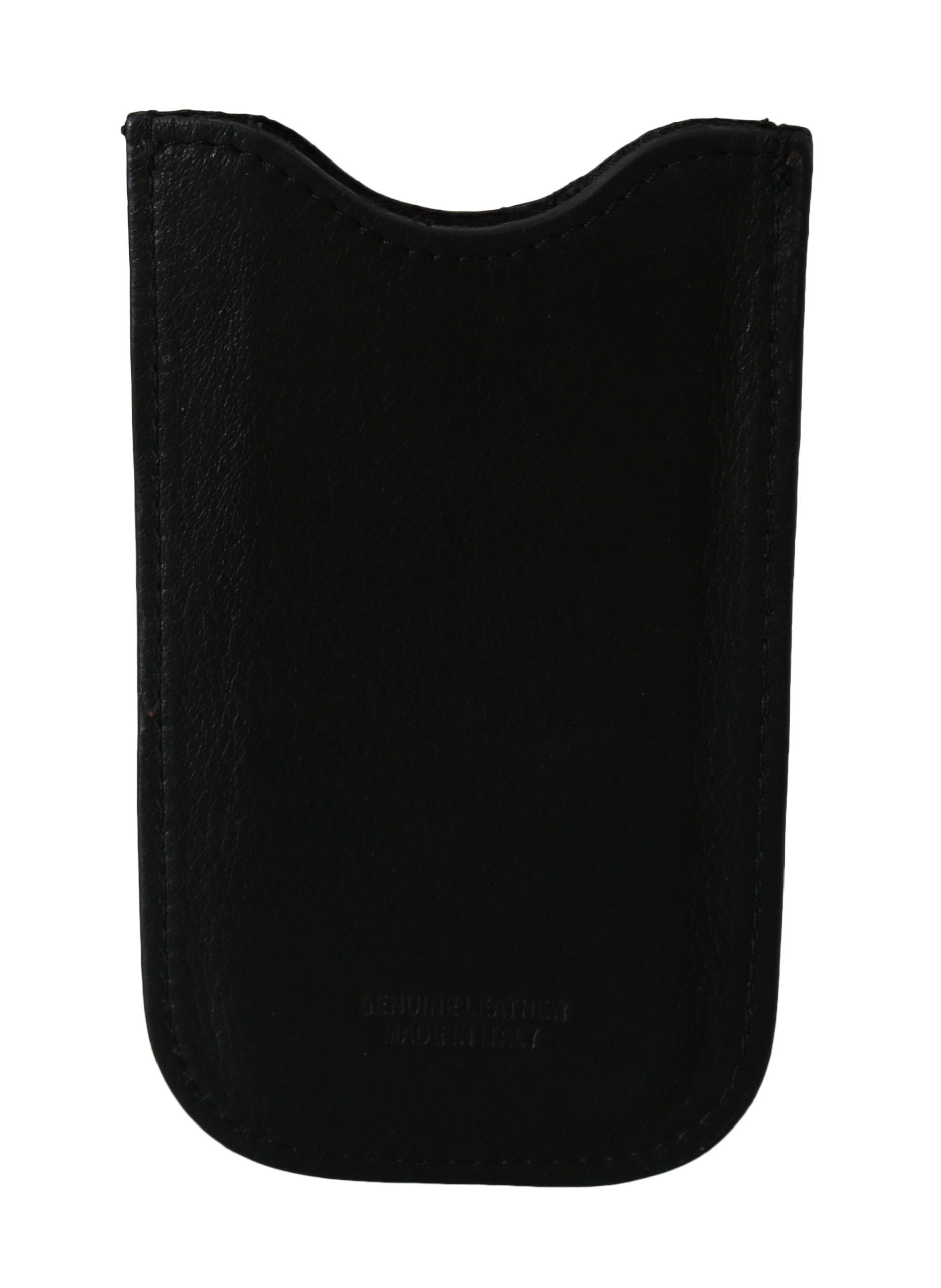 Elegant Black Genuine Leather Men's Wallet - ventzia