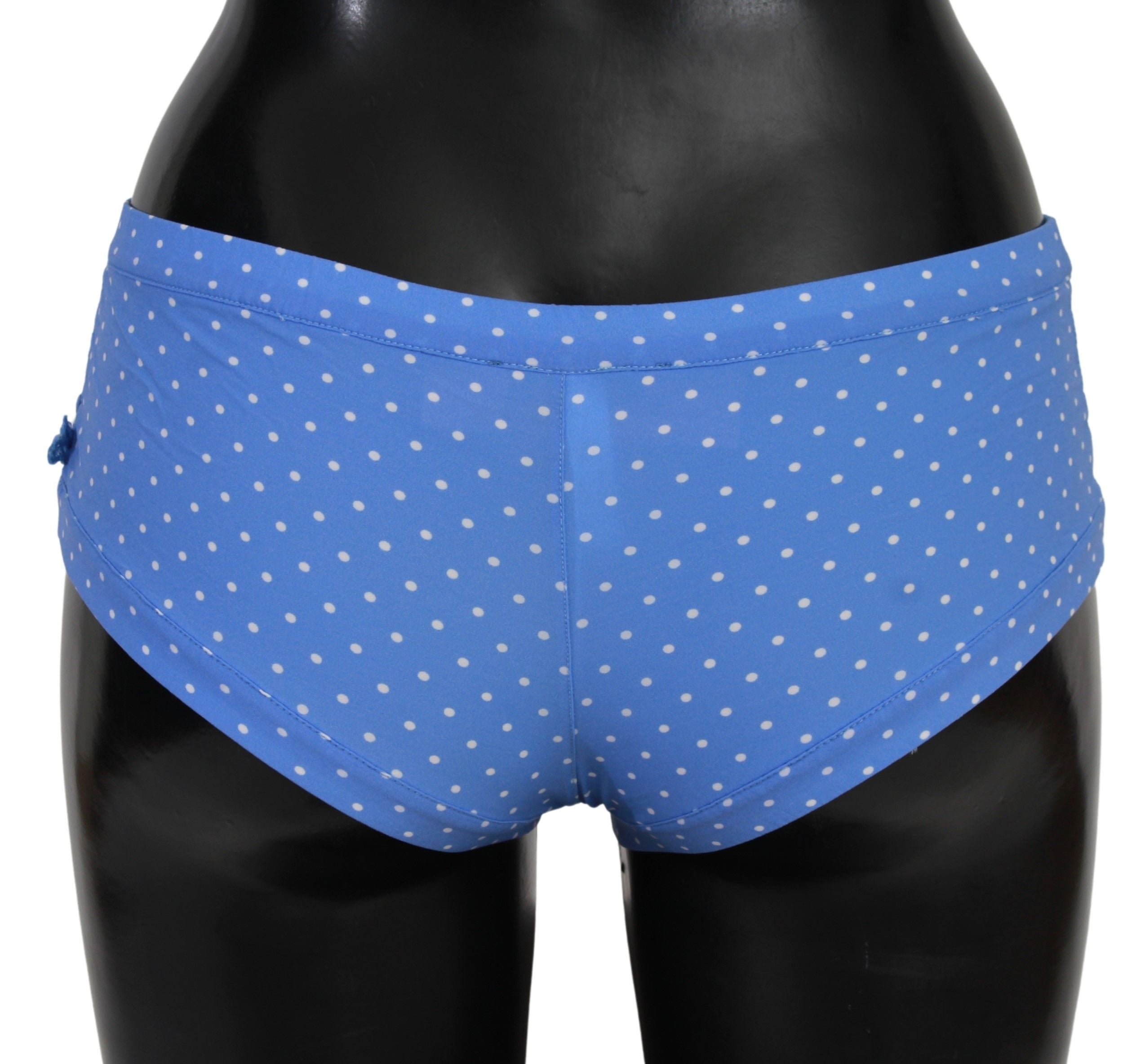 Chic Blue Dotted Designer Bikini Set - ventzia