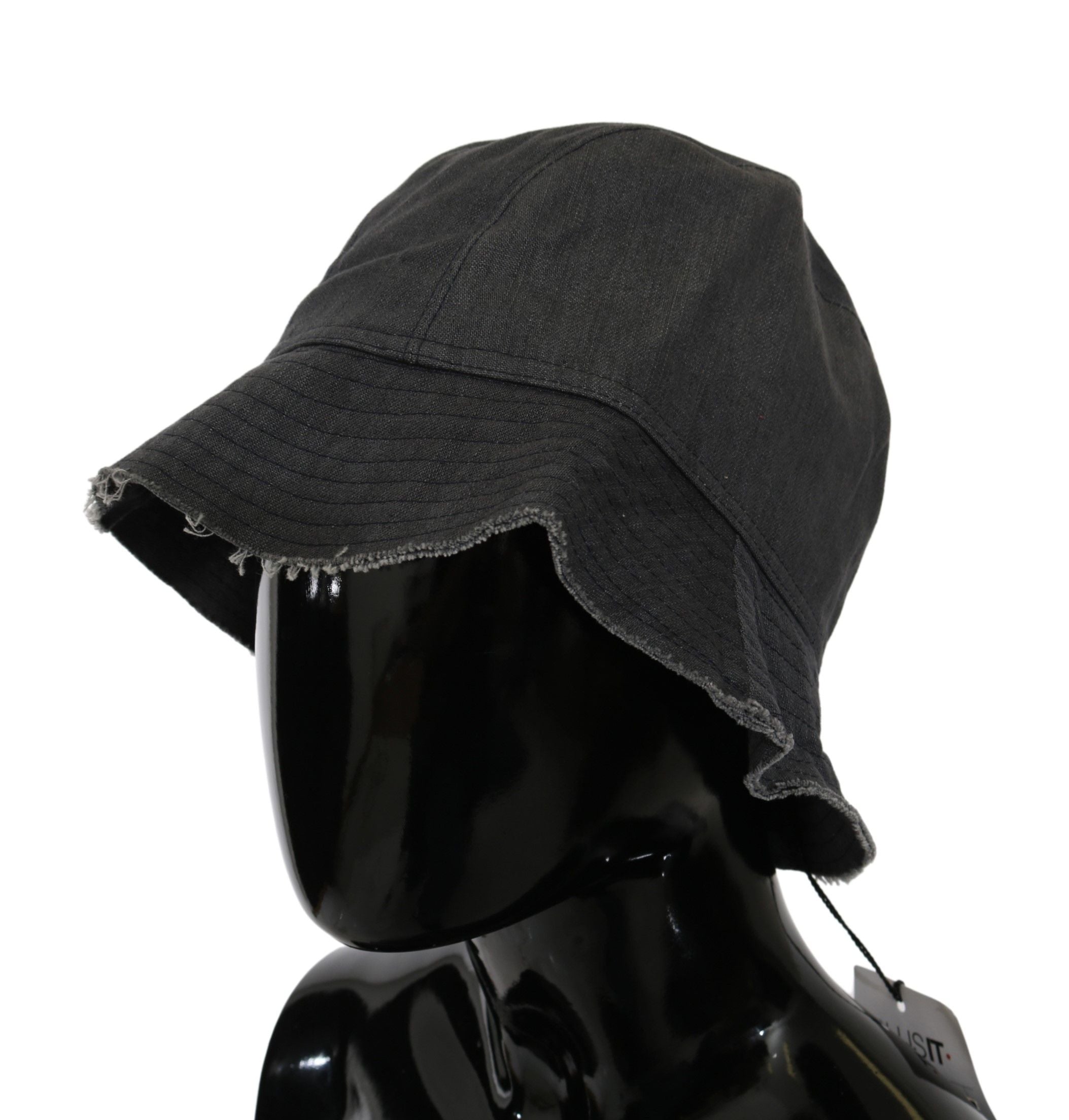 Chic Black Bucket Hat - Timeless Accessory - ventzia
