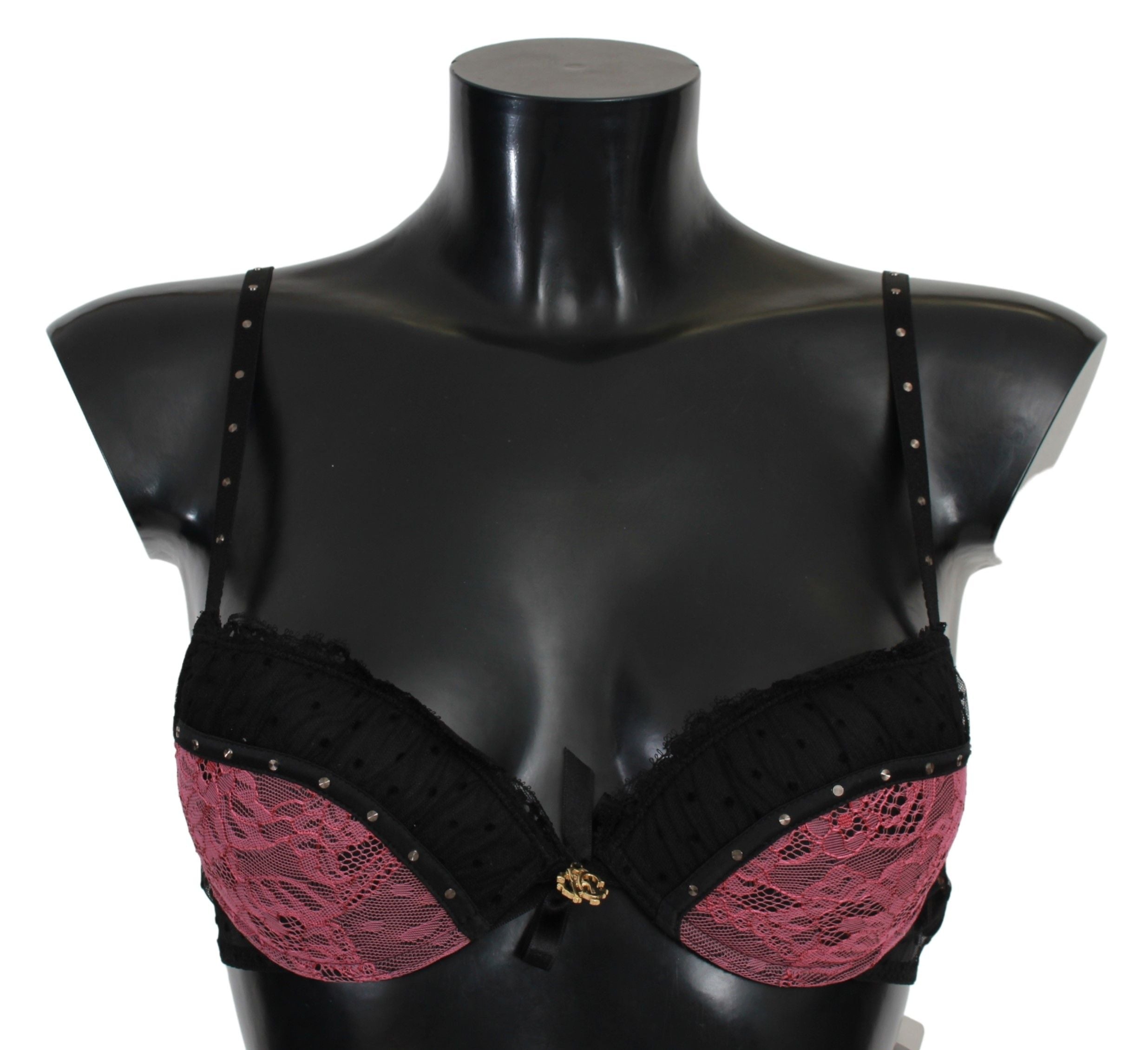 Elegant Black Lace Push-Up Bra - ventzia