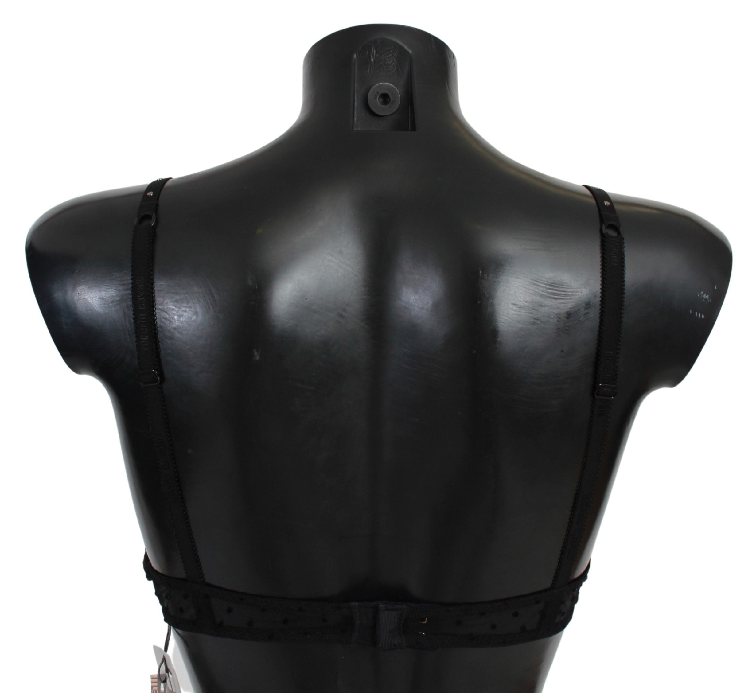Elegant Black Lace Push-Up Bra - ventzia