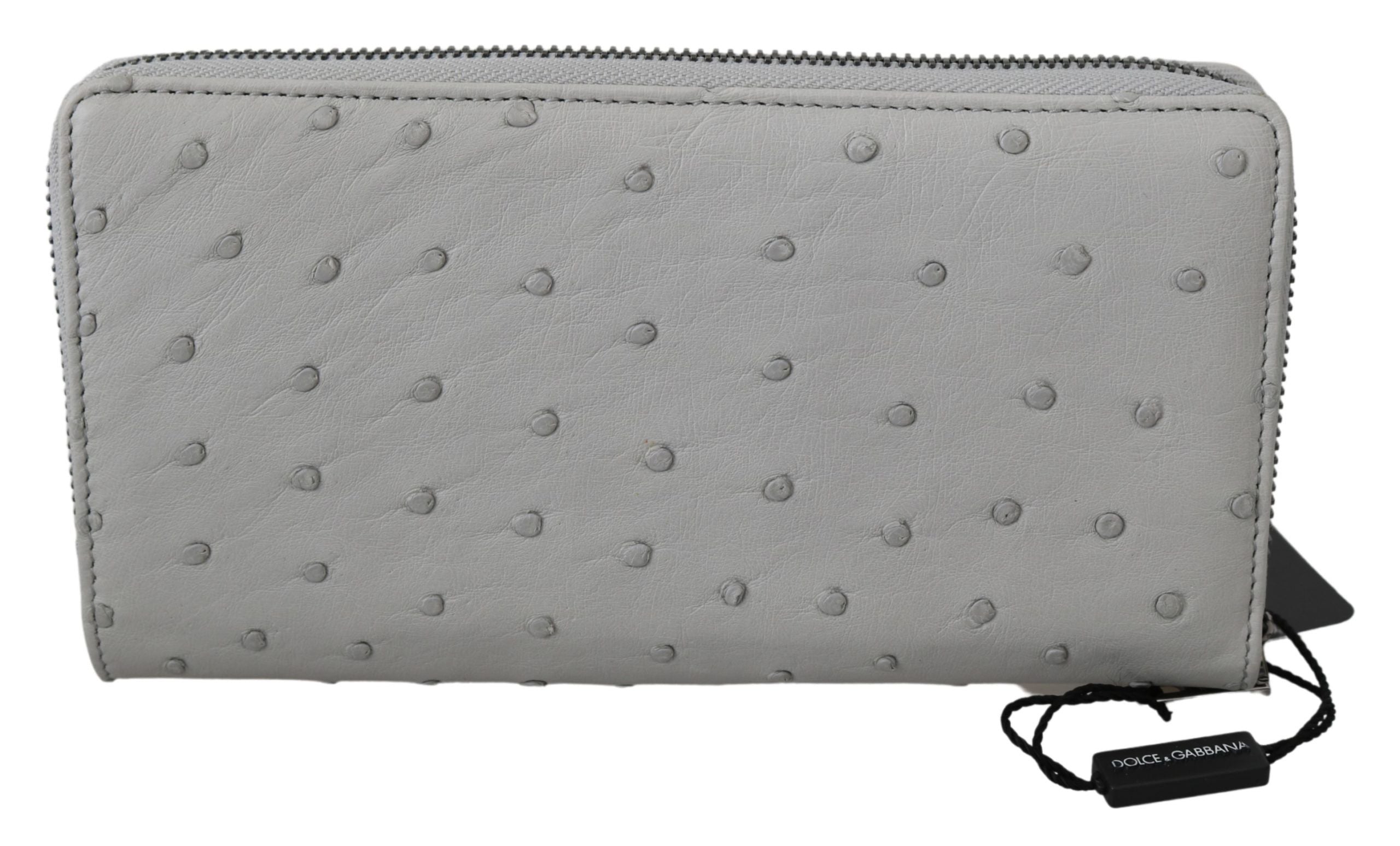 Elegant Ostrich Leather Continental Wallet - ventzia