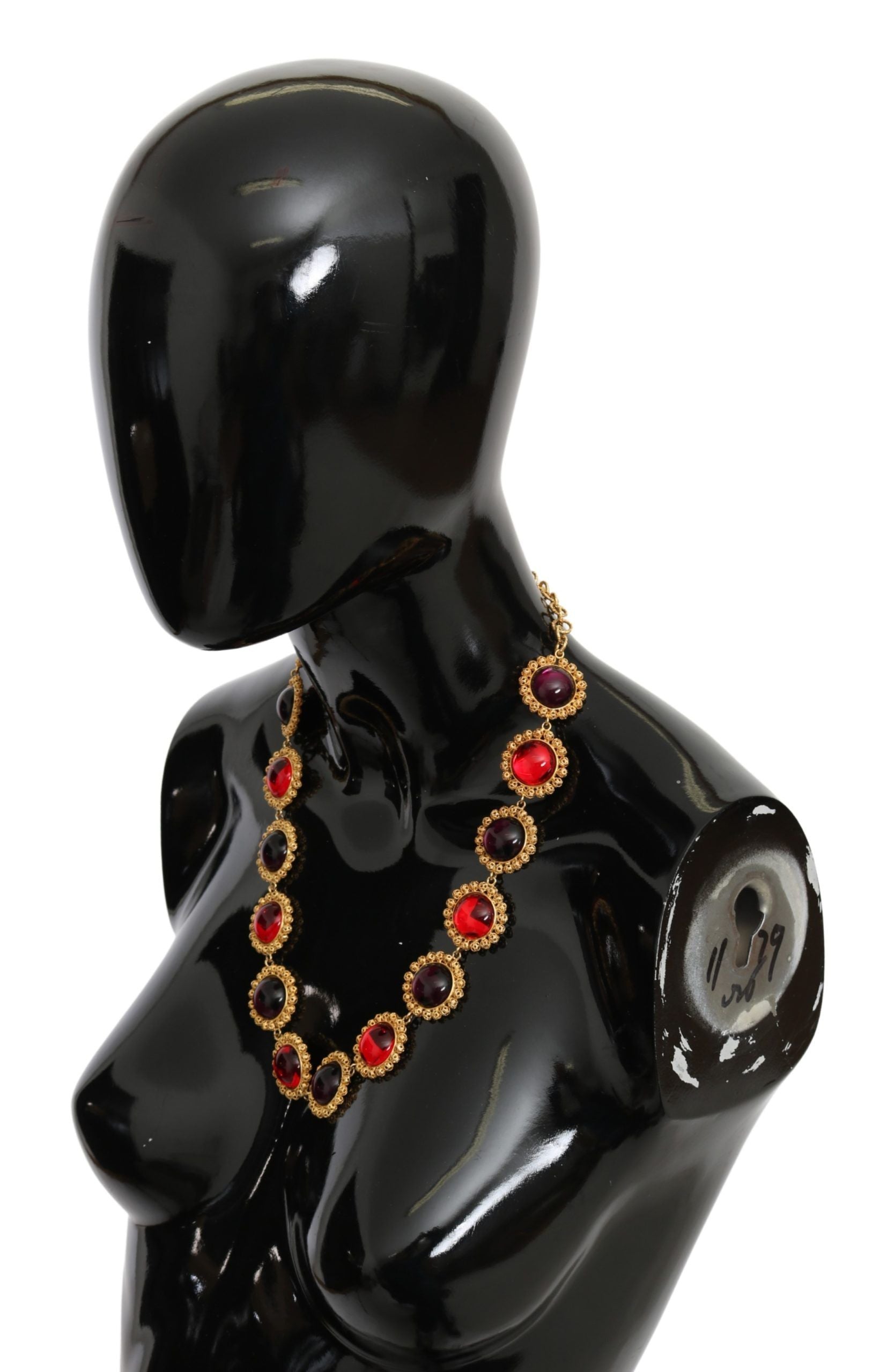Elegant Crystal Charm Statement Necklace - ventzia