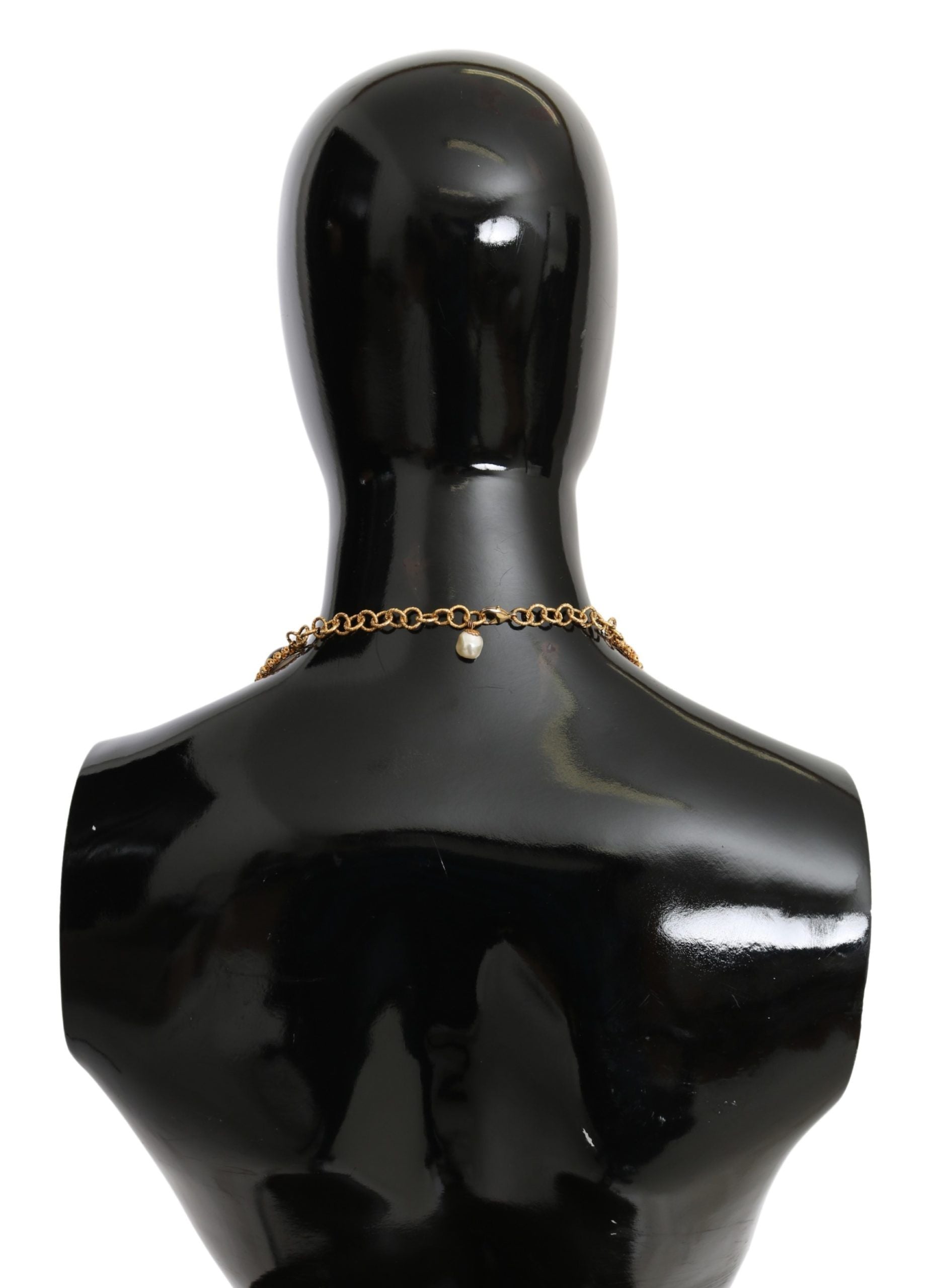 Elegant Crystal Charm Statement Necklace - ventzia