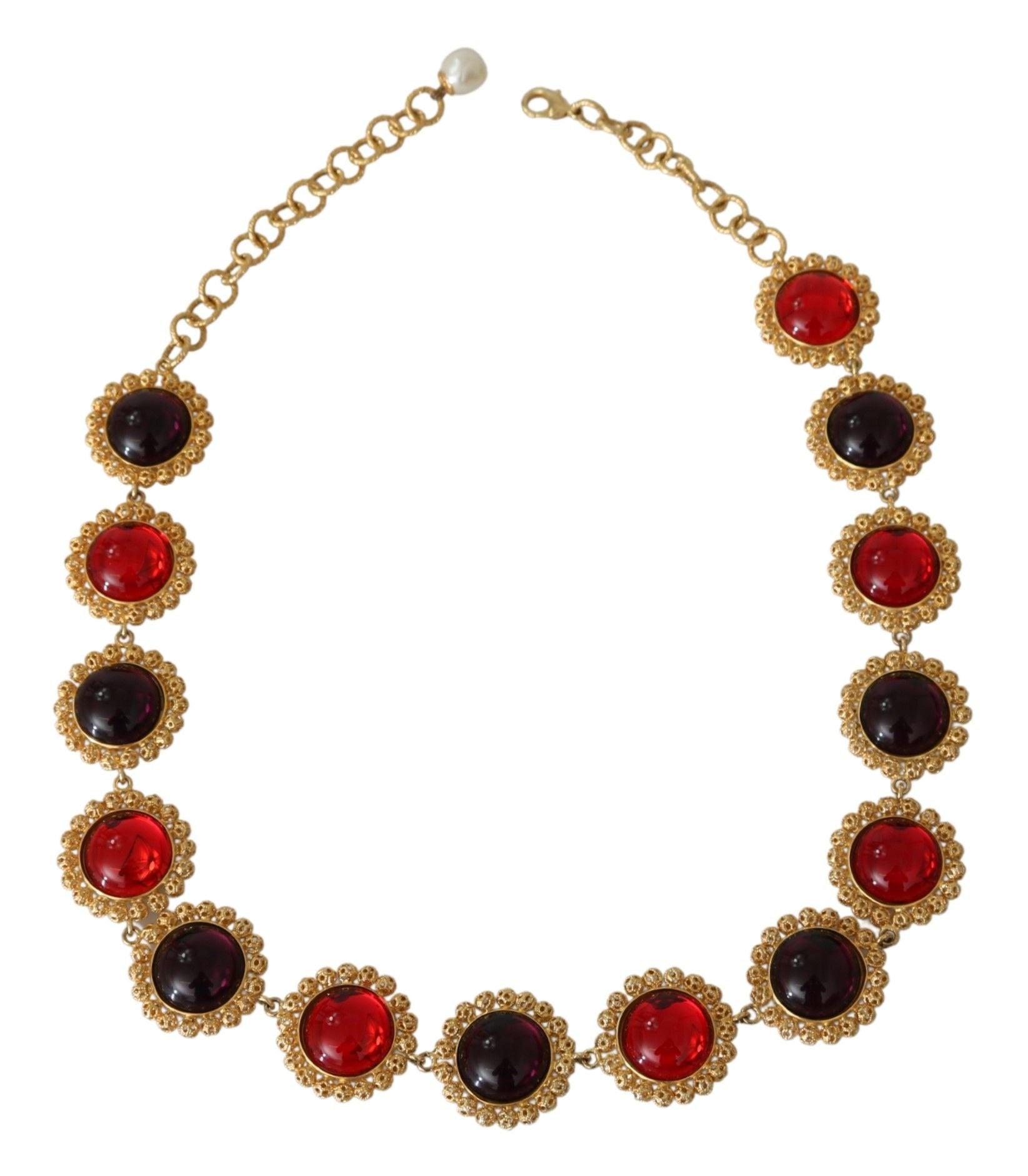 Elegant Crystal Charm Statement Necklace - ventzia