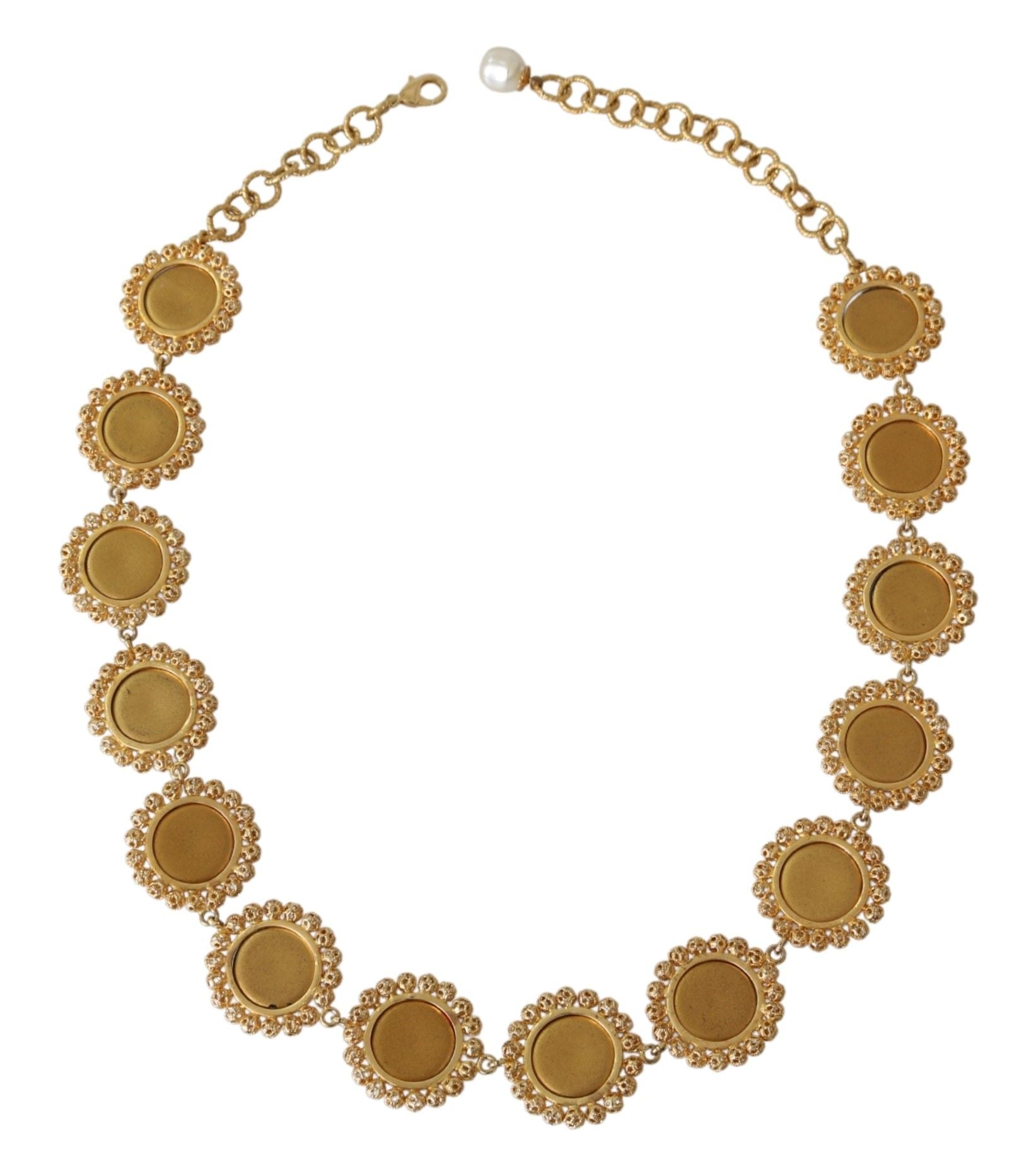 Elegant Crystal Charm Statement Necklace - ventzia