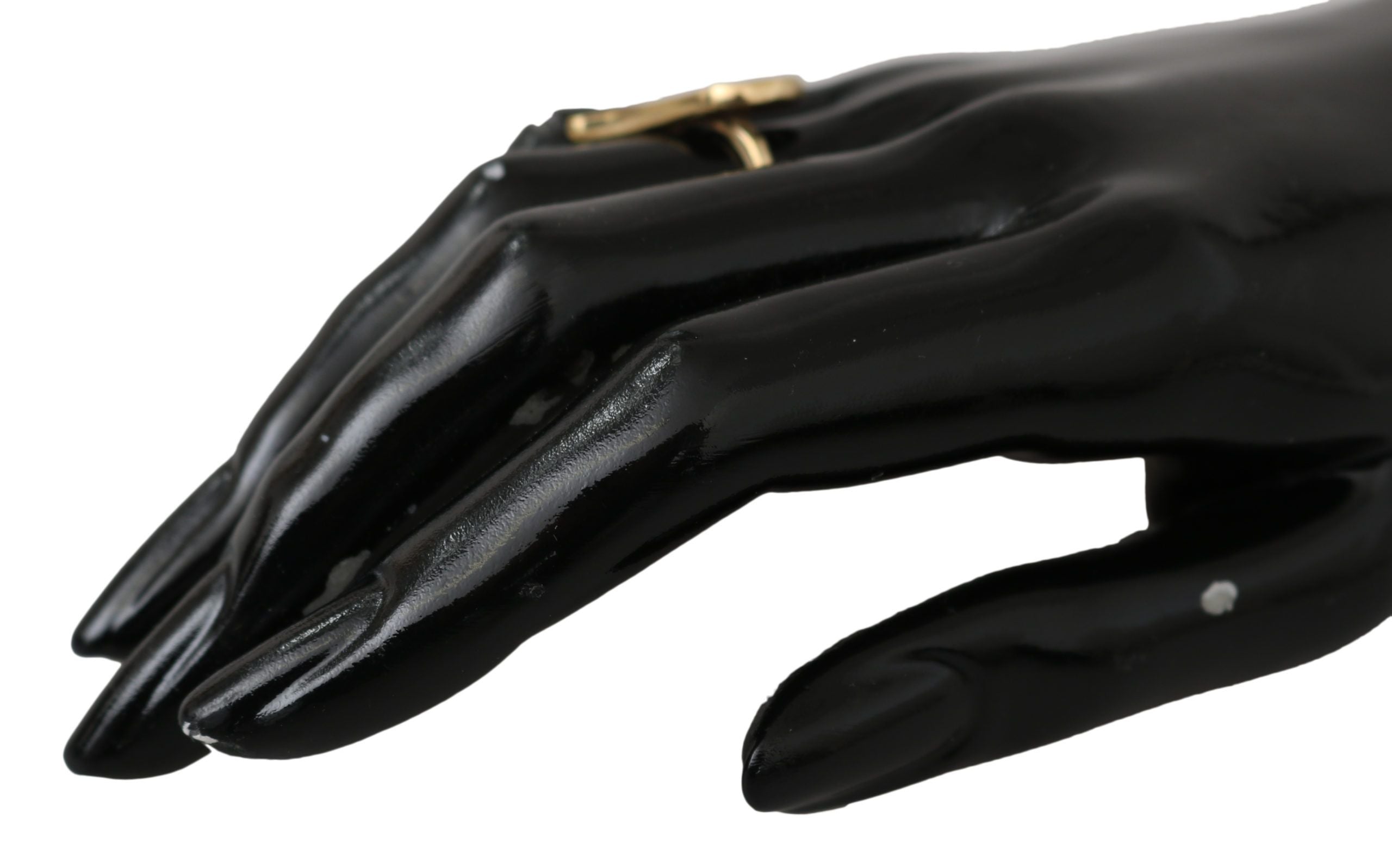 Elegant Gold-Crystal Embellished Ring - ventzia