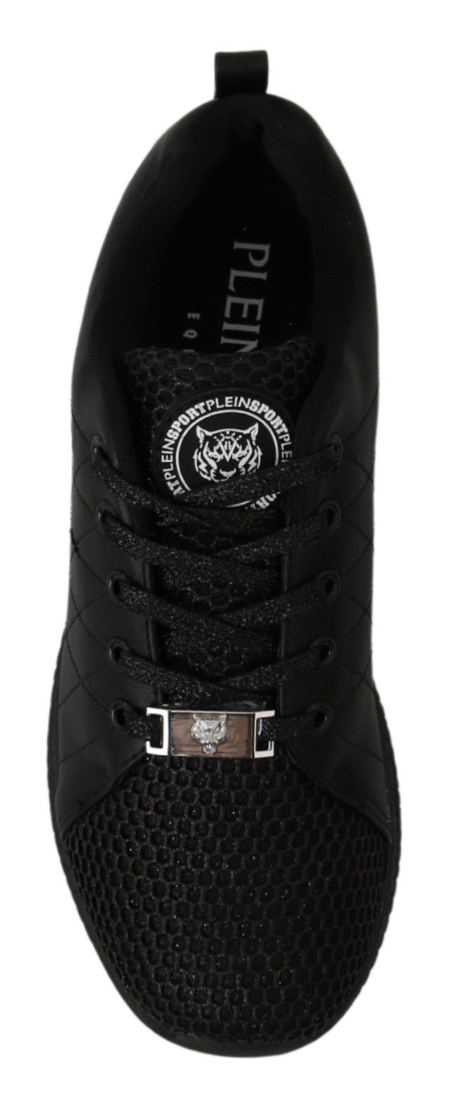Elegant Black Gisella Sneakers - ventzia