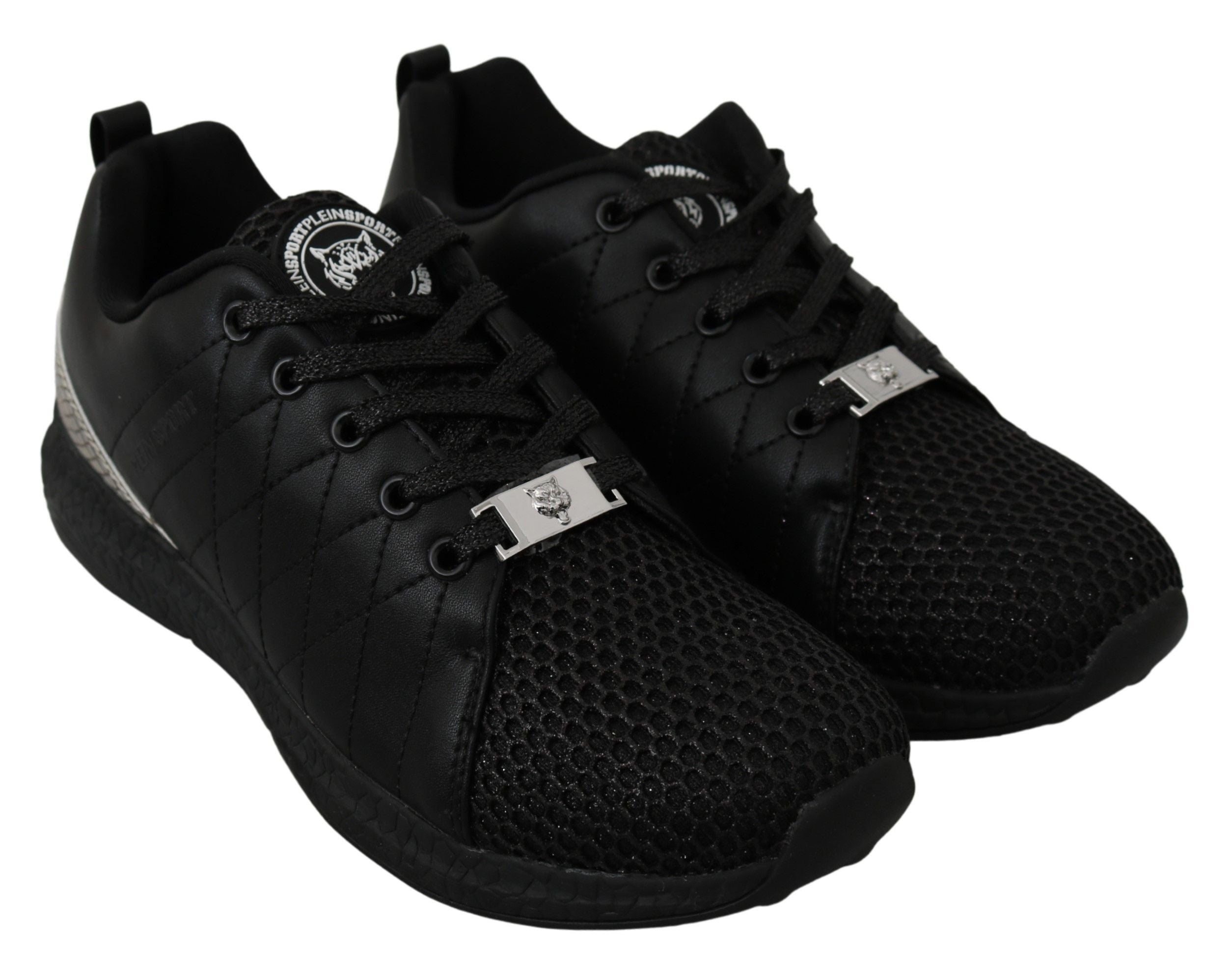 Elegant Black Gisella Sneakers - ventzia
