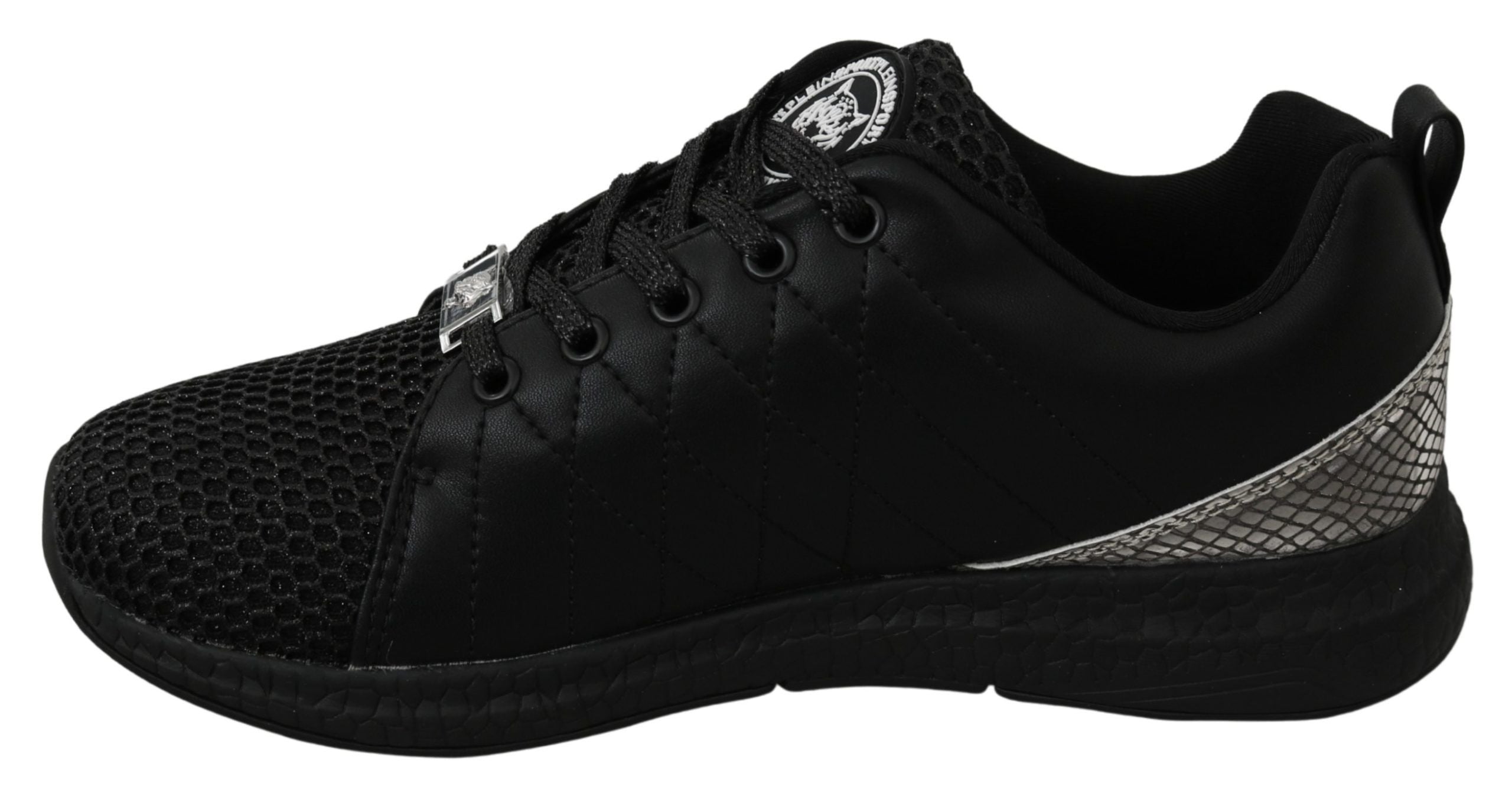 Elegant Black Gisella Sneakers - ventzia