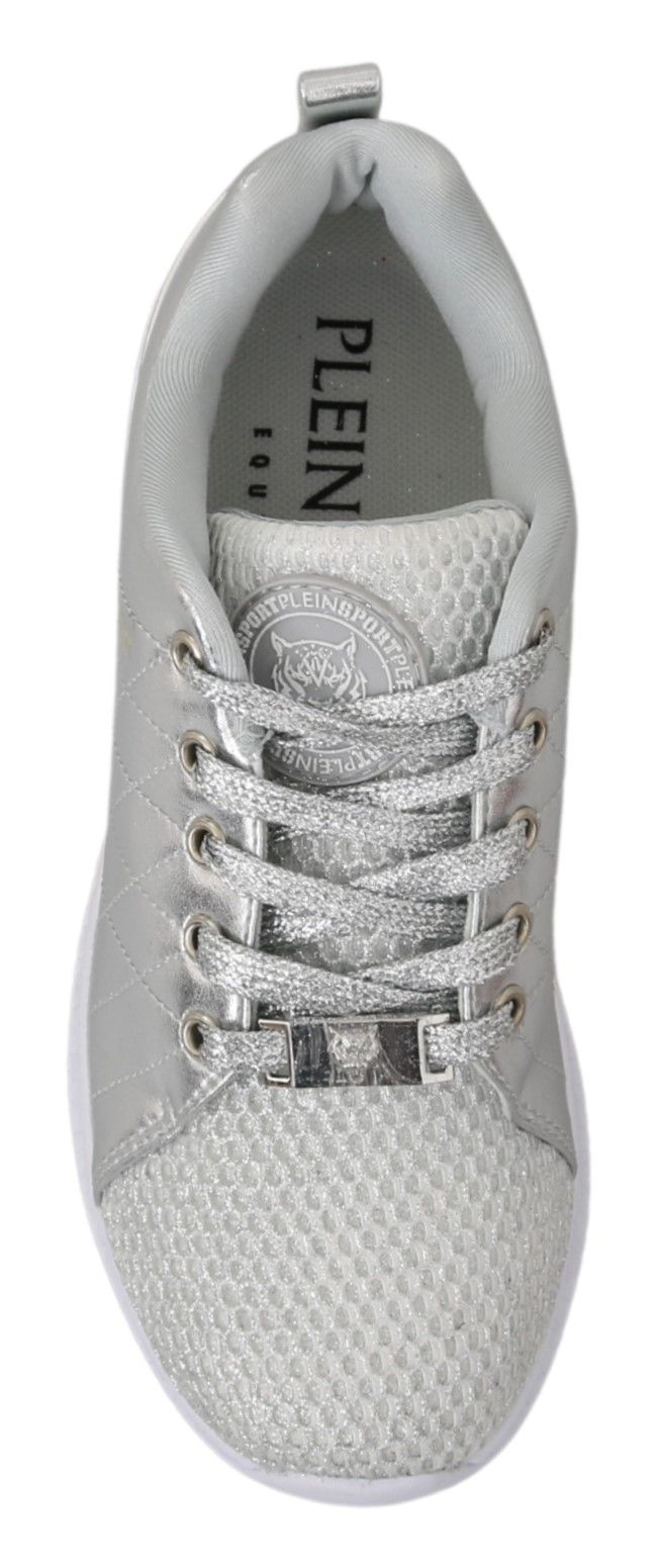 Sleek Silver Sneakers for Trendsetters - ventzia