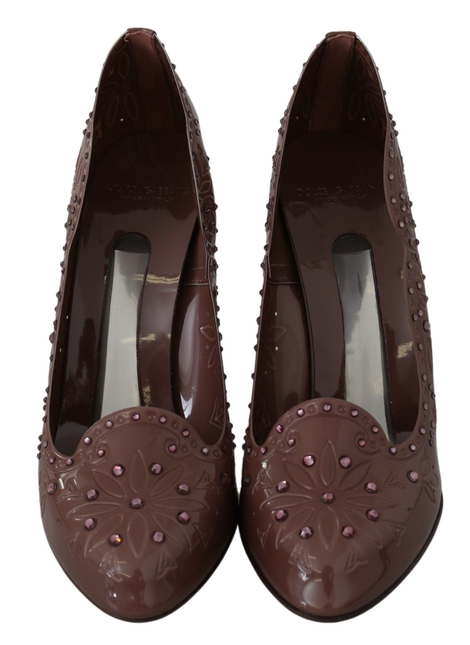 Elegant Crystal-Embellished Cinderella Pumps - ventzia