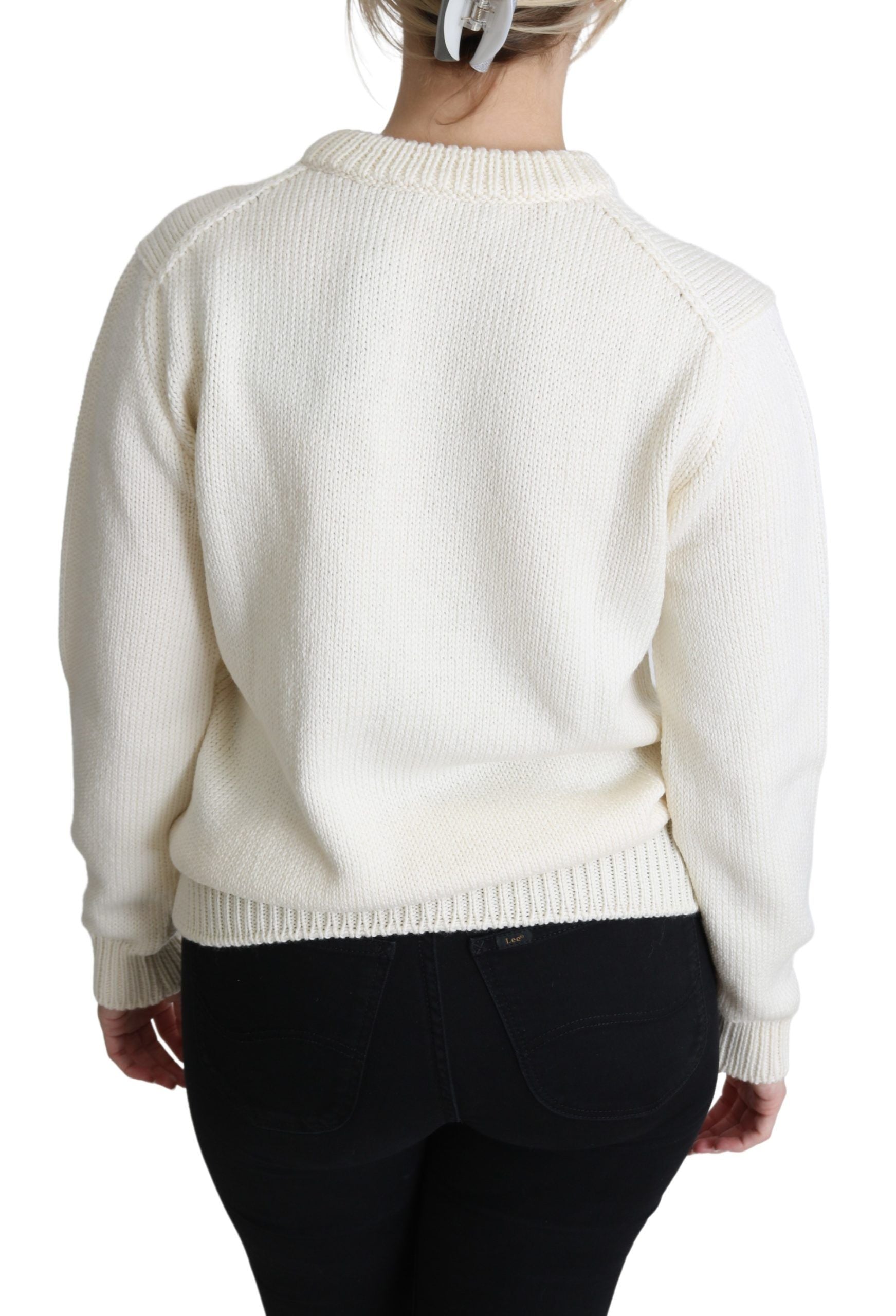 Elegant Knitted Sunflower Sweater - ventzia