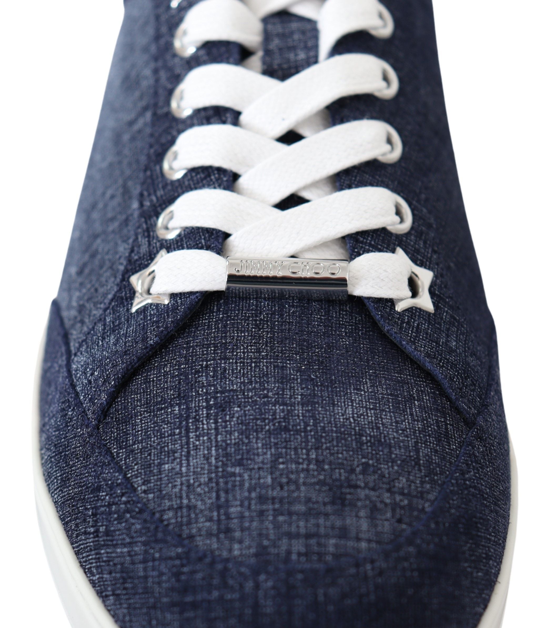 Chic Slip-On Blue Denim Suede Sneakers - ventzia