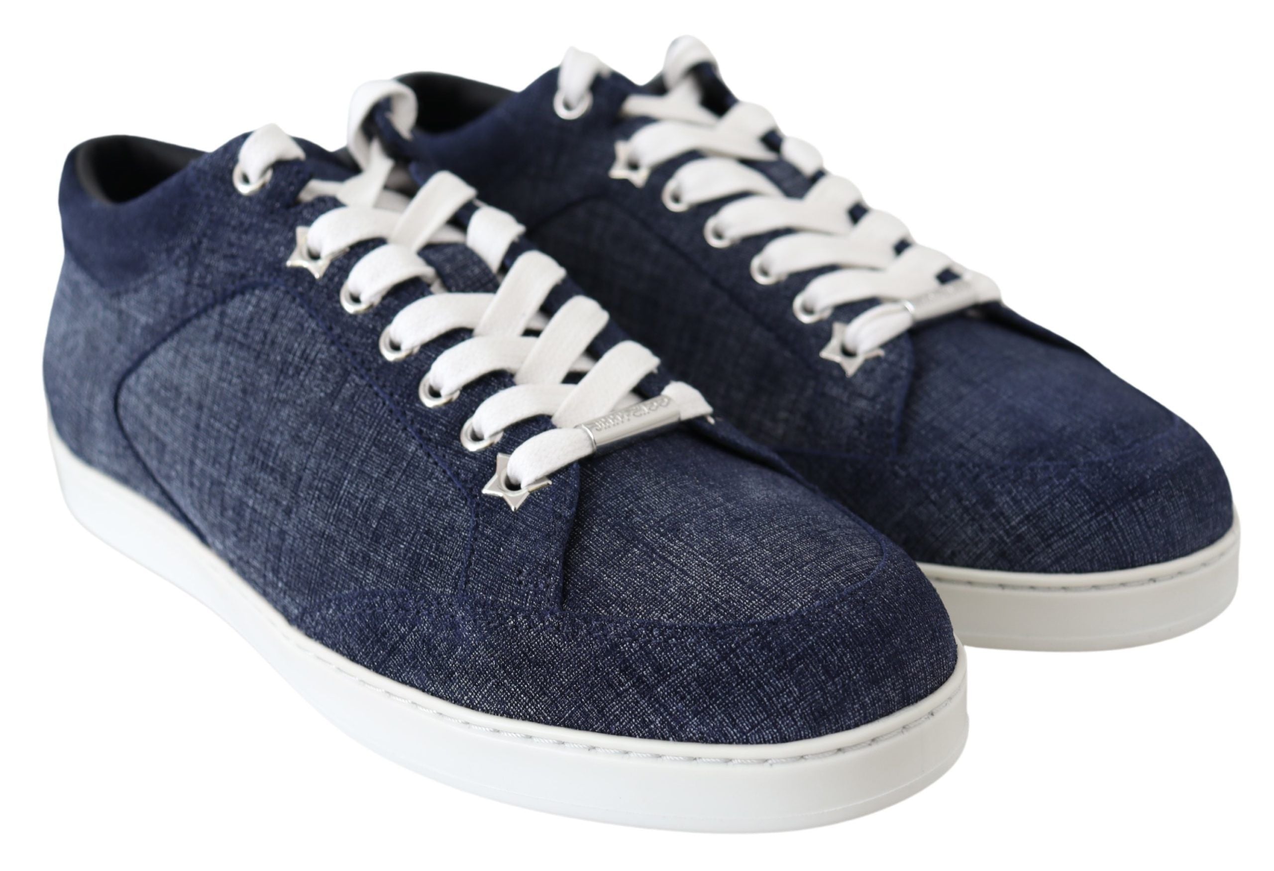 Chic Slip-On Blue Denim Suede Sneakers - ventzia