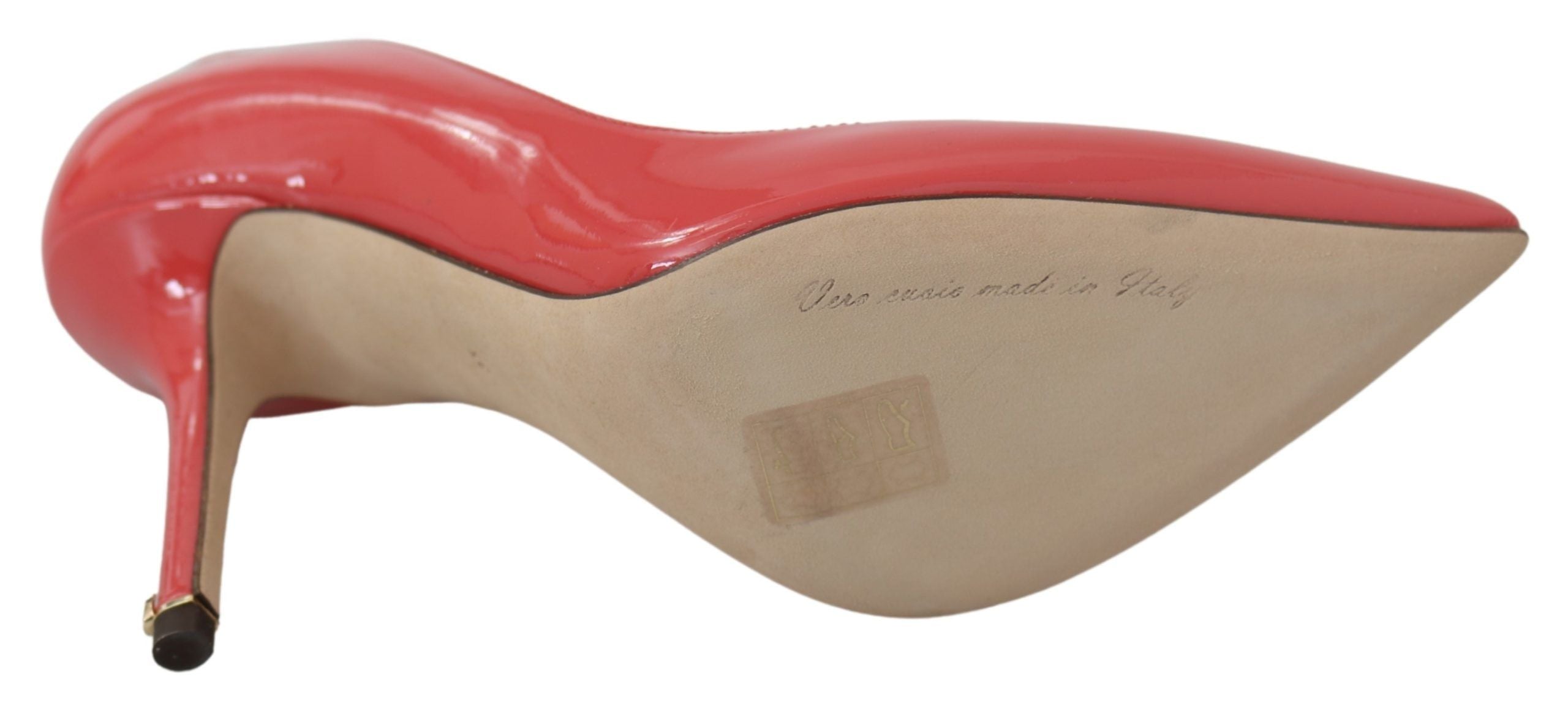 Elegant Dark Pink Patent Leather Pumps - ventzia