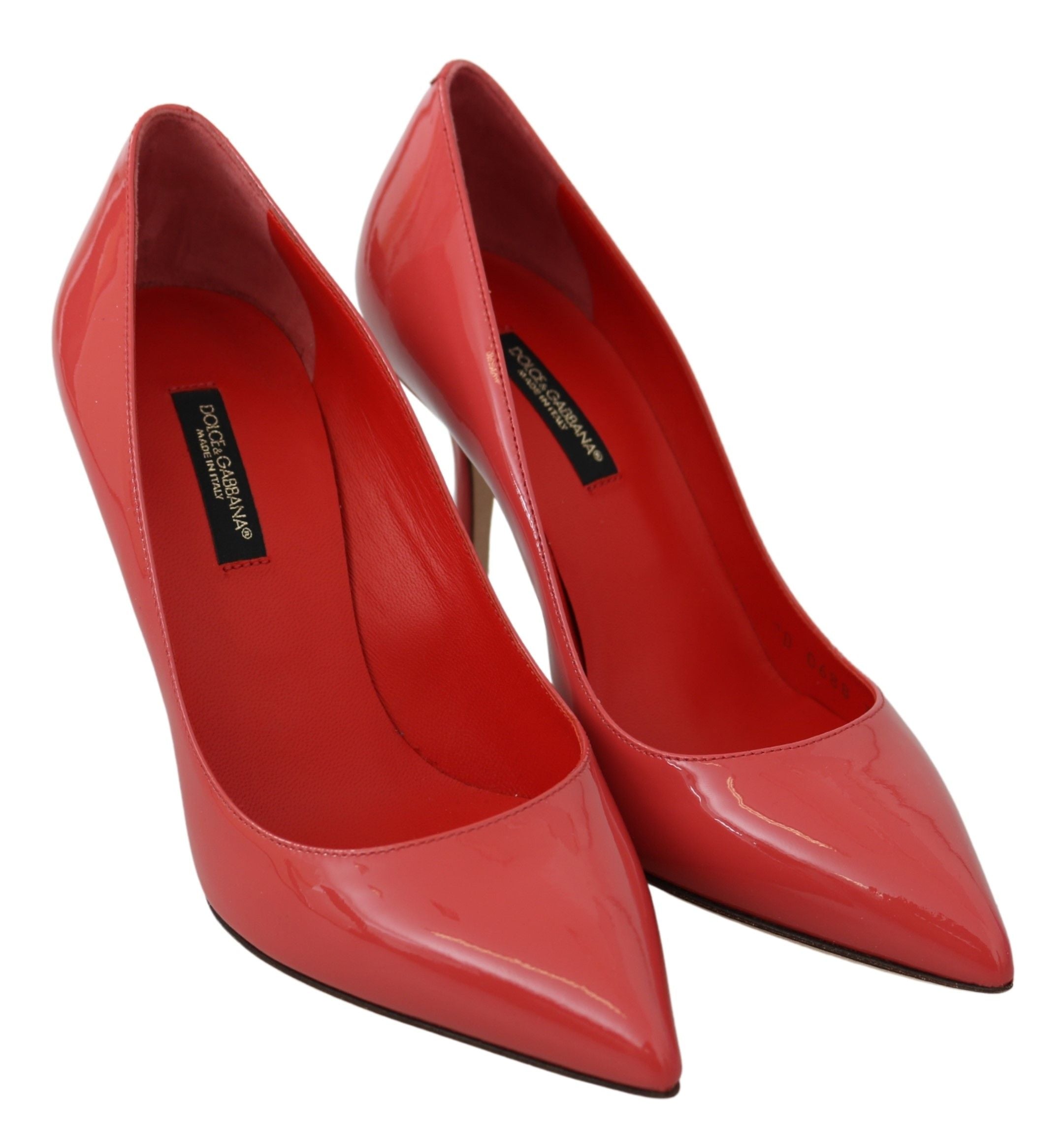 Elegant Dark Pink Patent Leather Pumps - ventzia