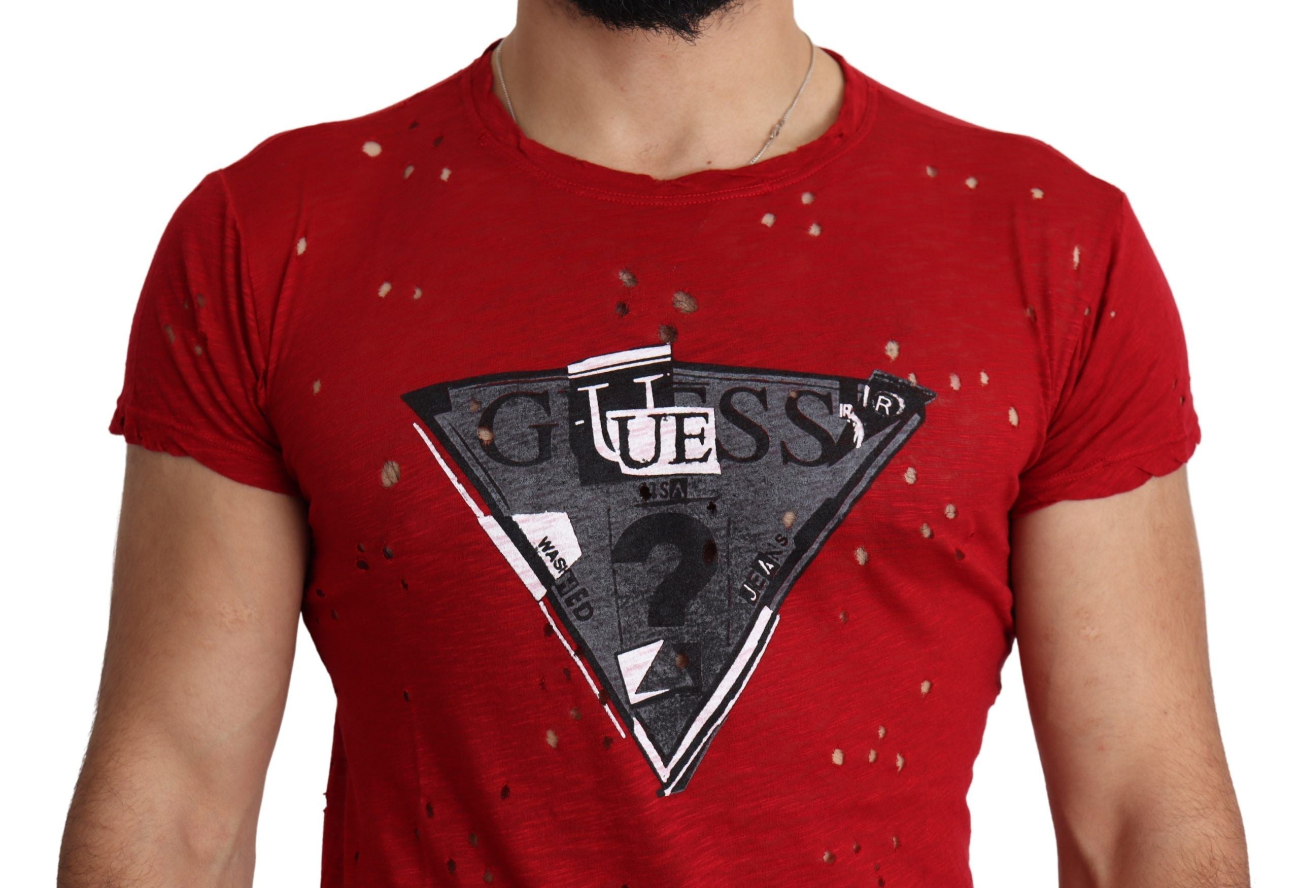 Radiant Red Cotton Tee Perfect For Everyday Style - ventzia