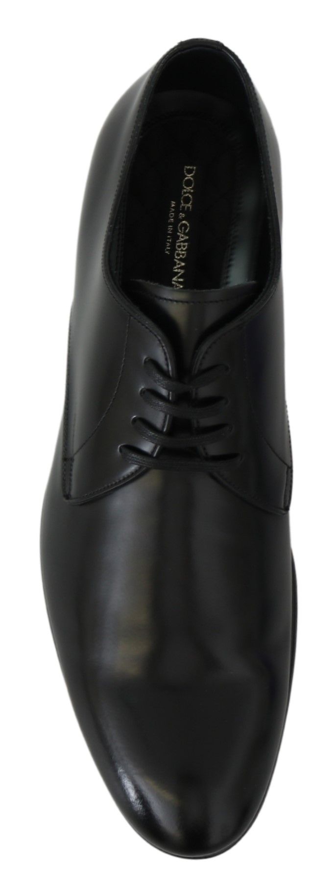 Elegant Black Leather Derby Shoes - ventzia