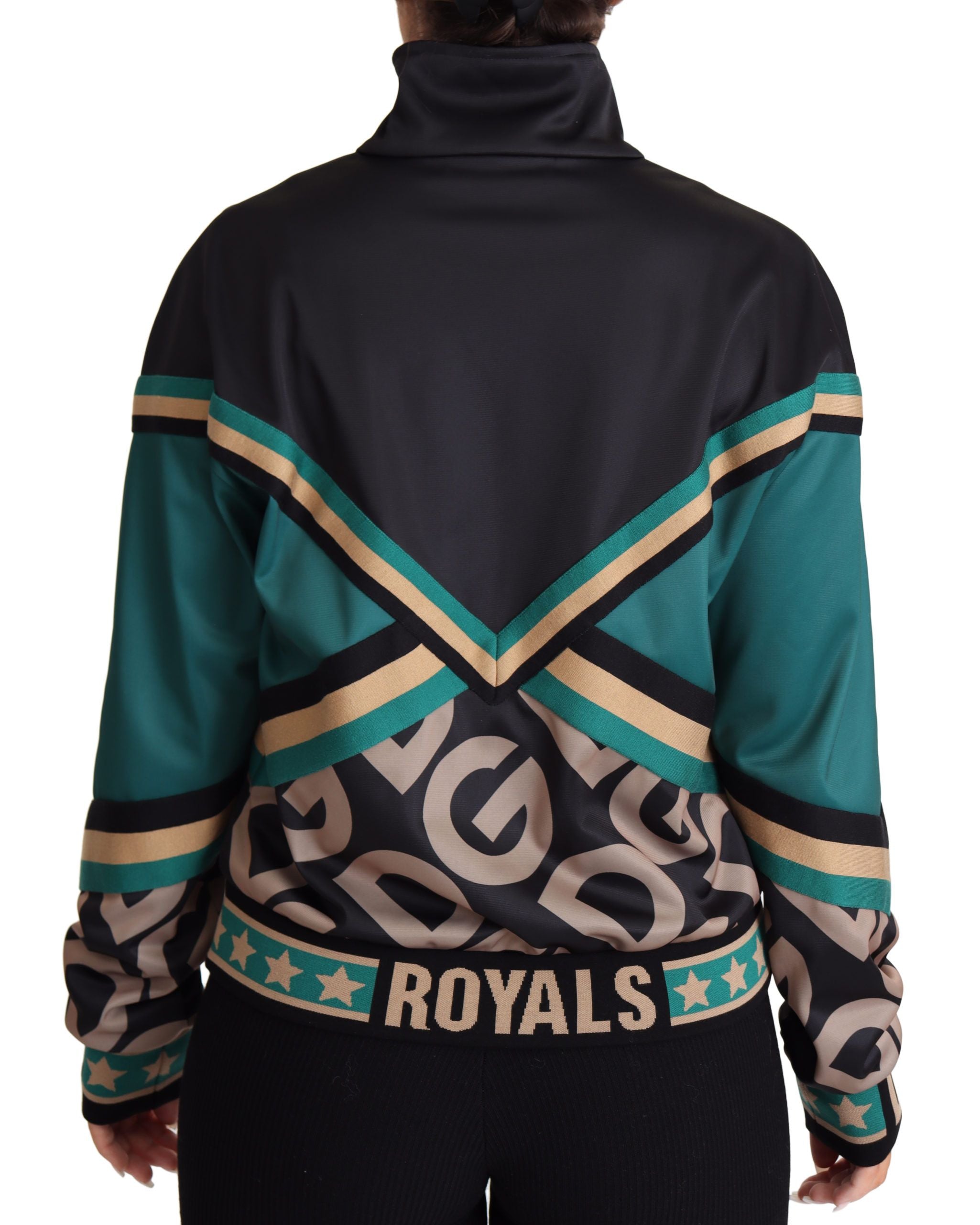 Chic Multicolor Track Jacket with Logo Mania - ventzia
