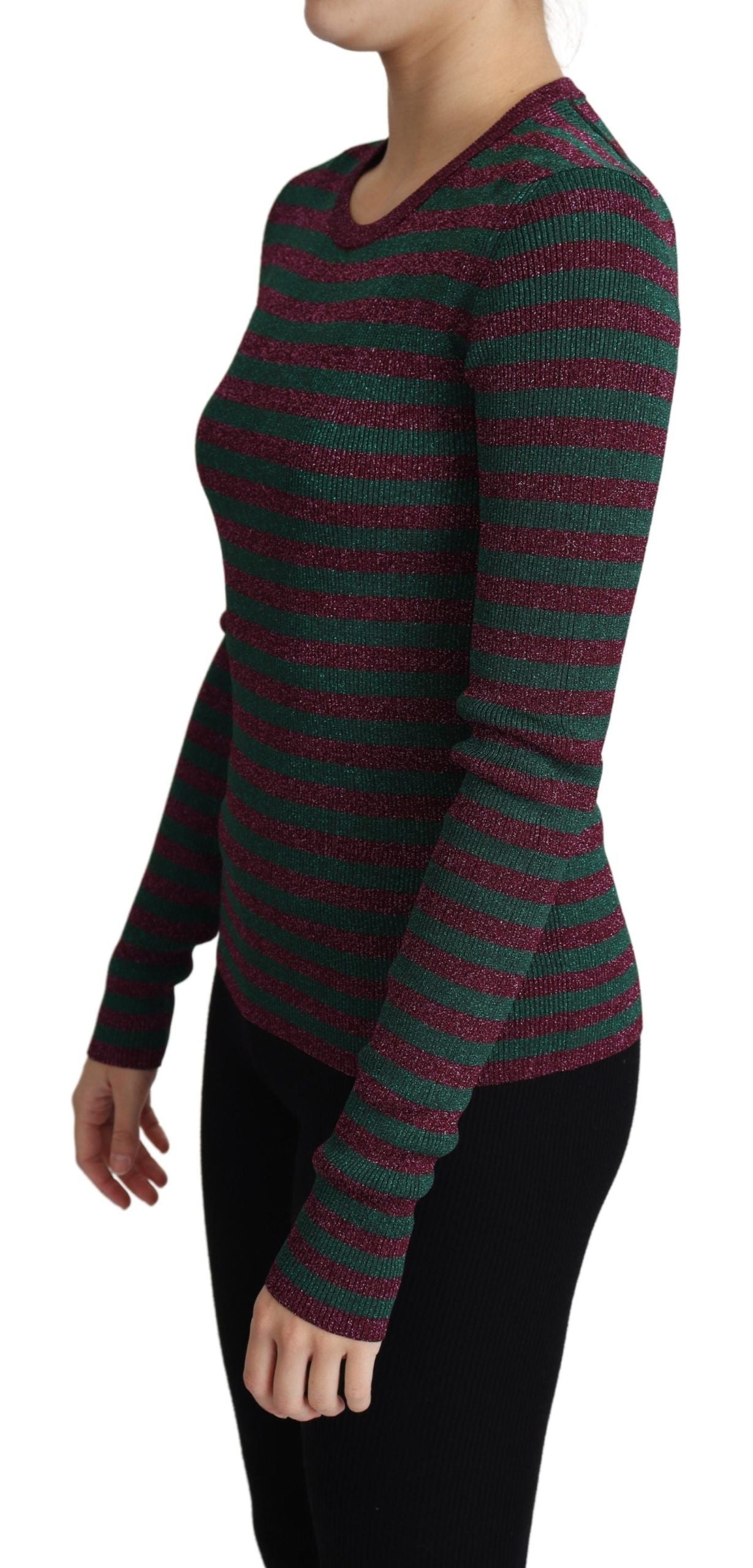 Elegant Maroon Crewneck Sweater - ventzia