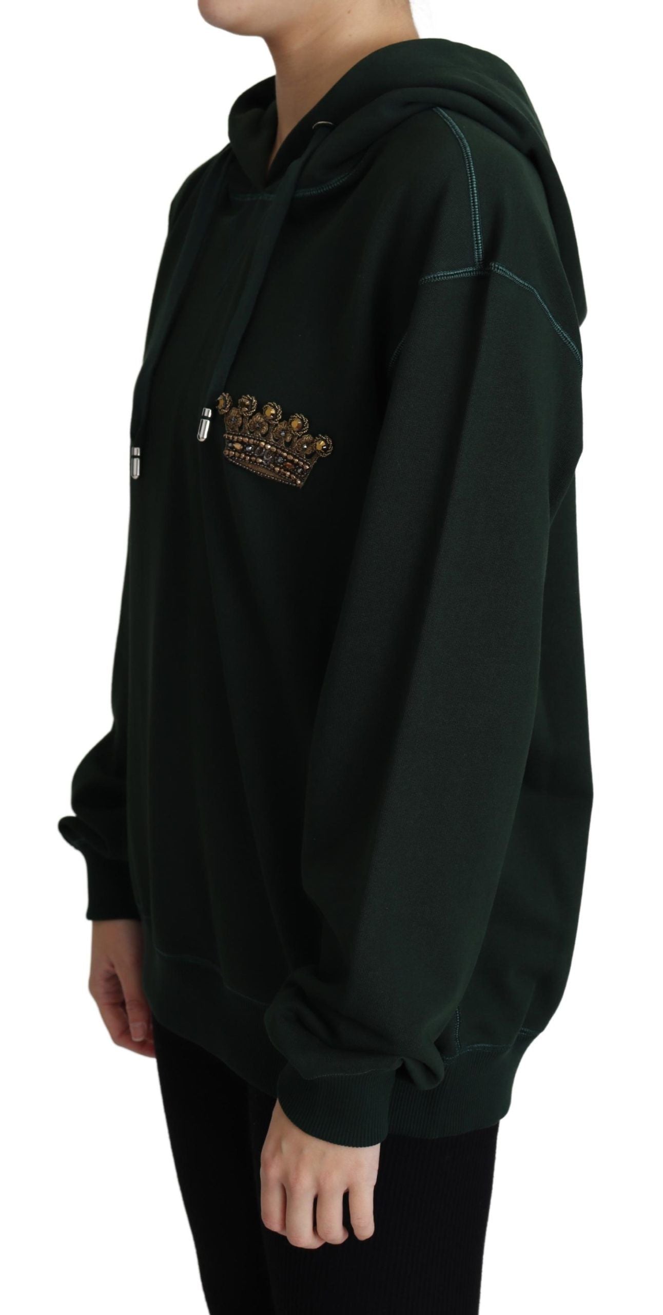 Regal Crown Embroidered Hoodie - ventzia