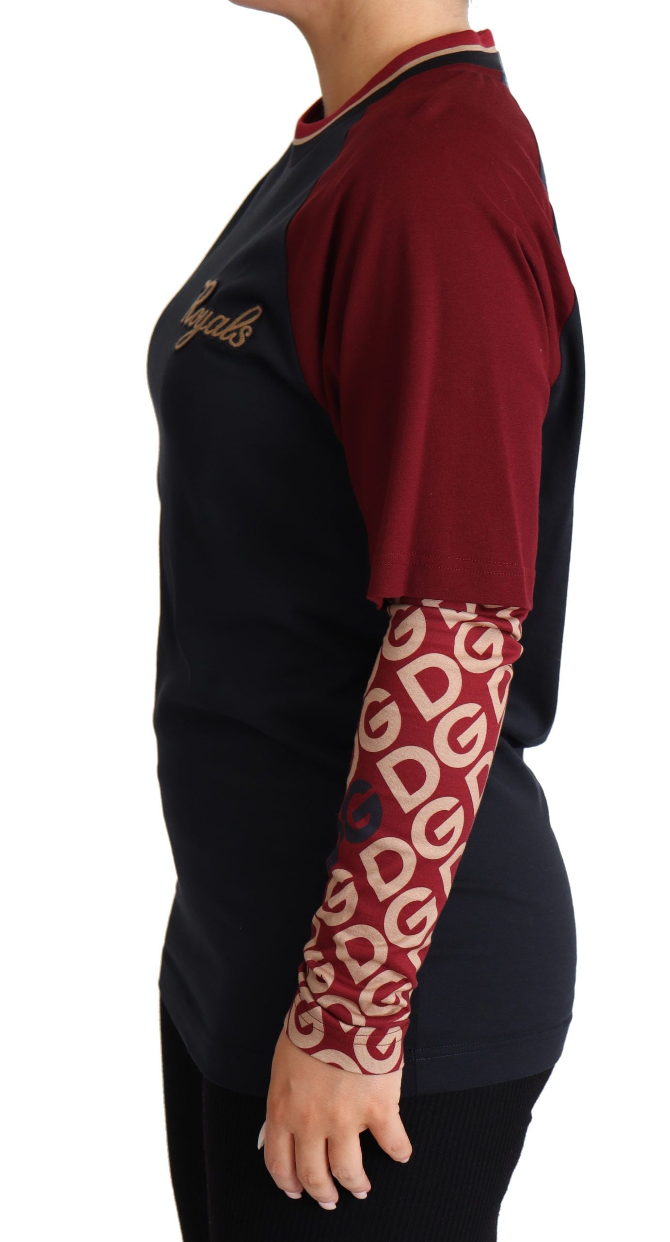 Multicolor Royals Cotton Crewneck Sweater - ventzia