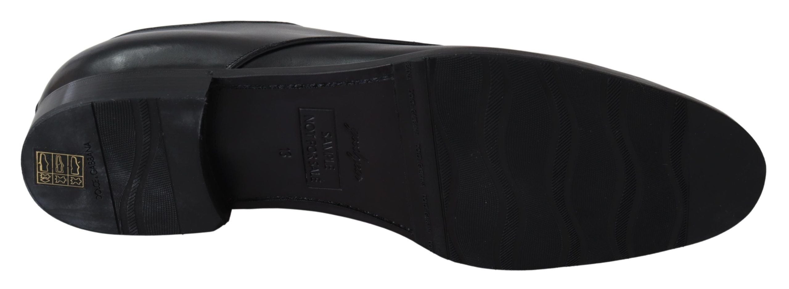 Elegant Black Leather Derby Dress Shoes - ventzia