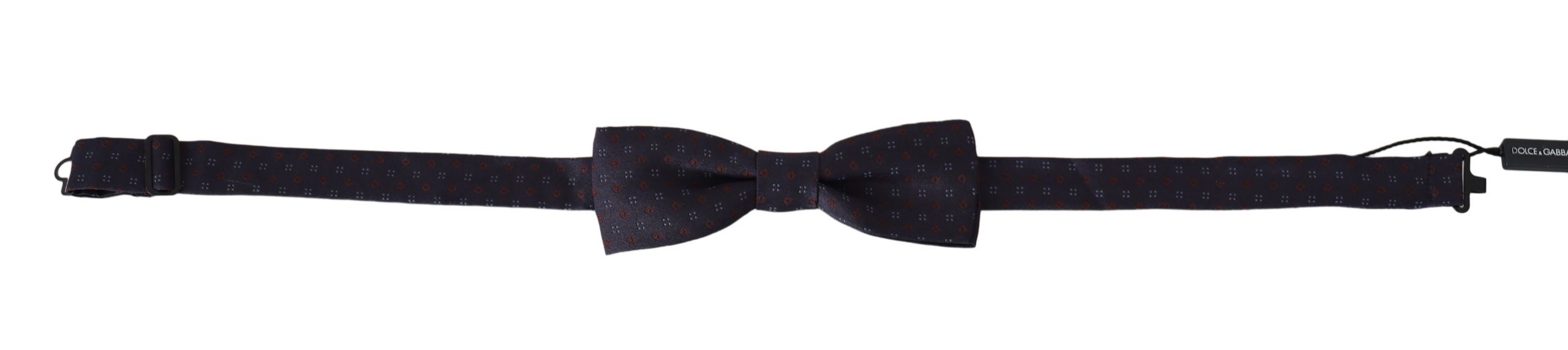 Stunning Gray Patterned Silk Bow Tie - ventzia