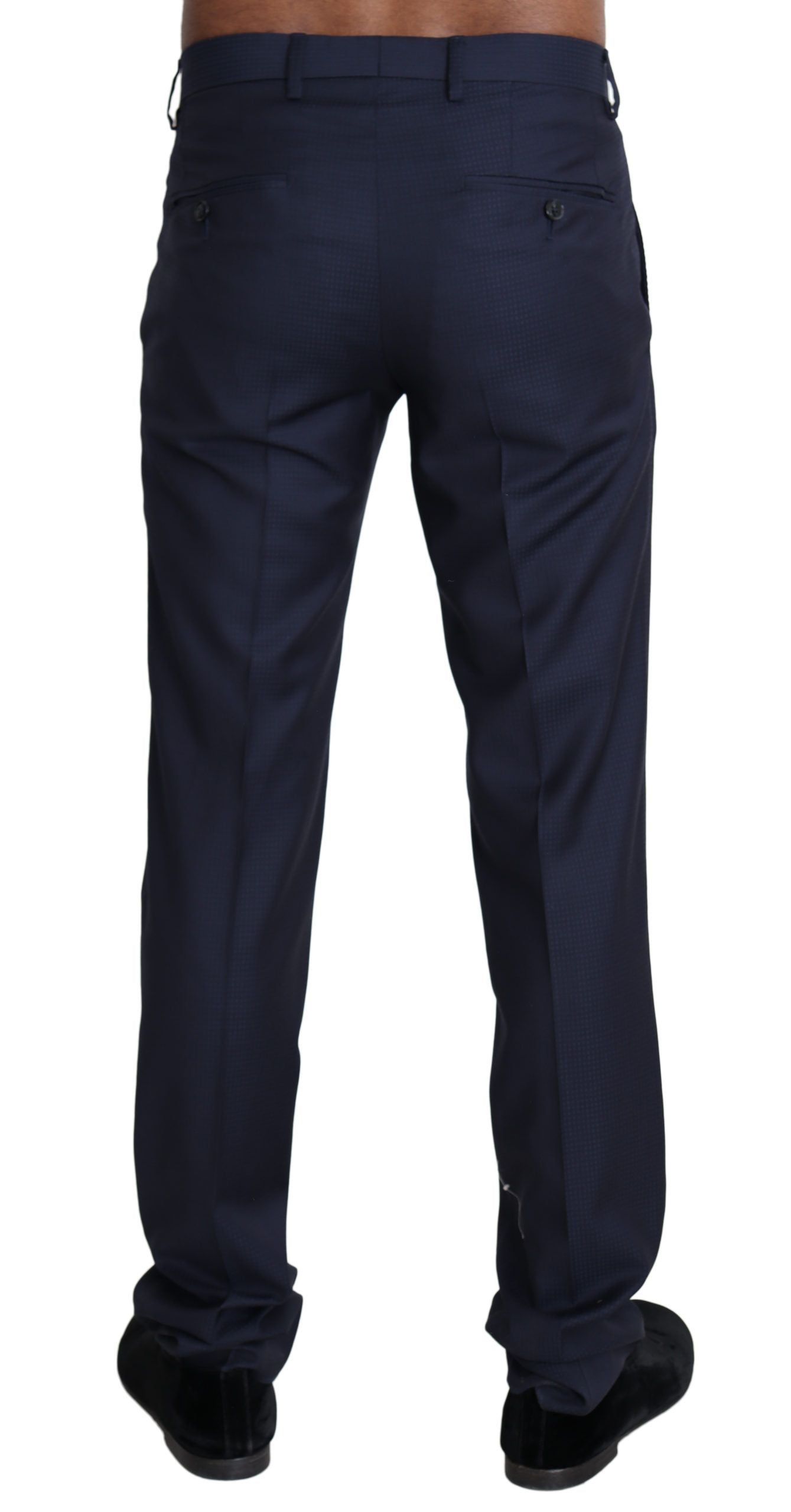 Elegant Slim Fit Wool Blend Dress Pants - ventzia