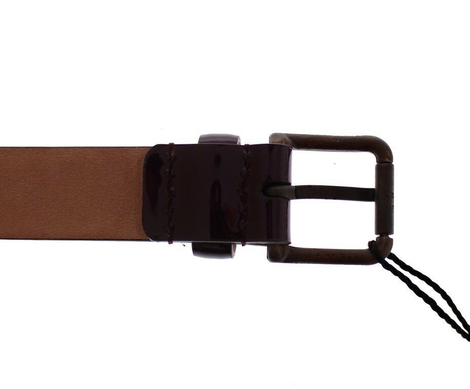 Elegant Purple Leather Belt - ventzia