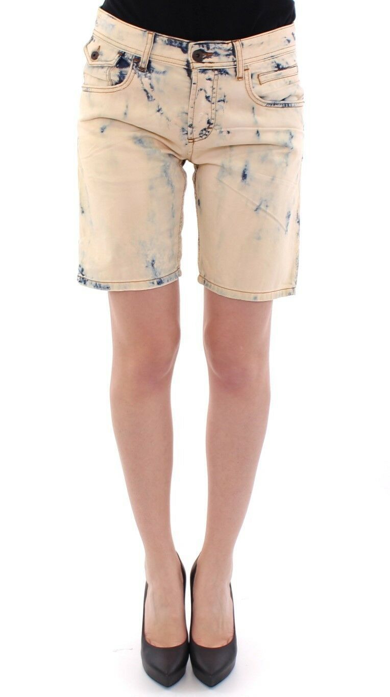 Chic Summertime Cotton Shorts in Blue - ventzia