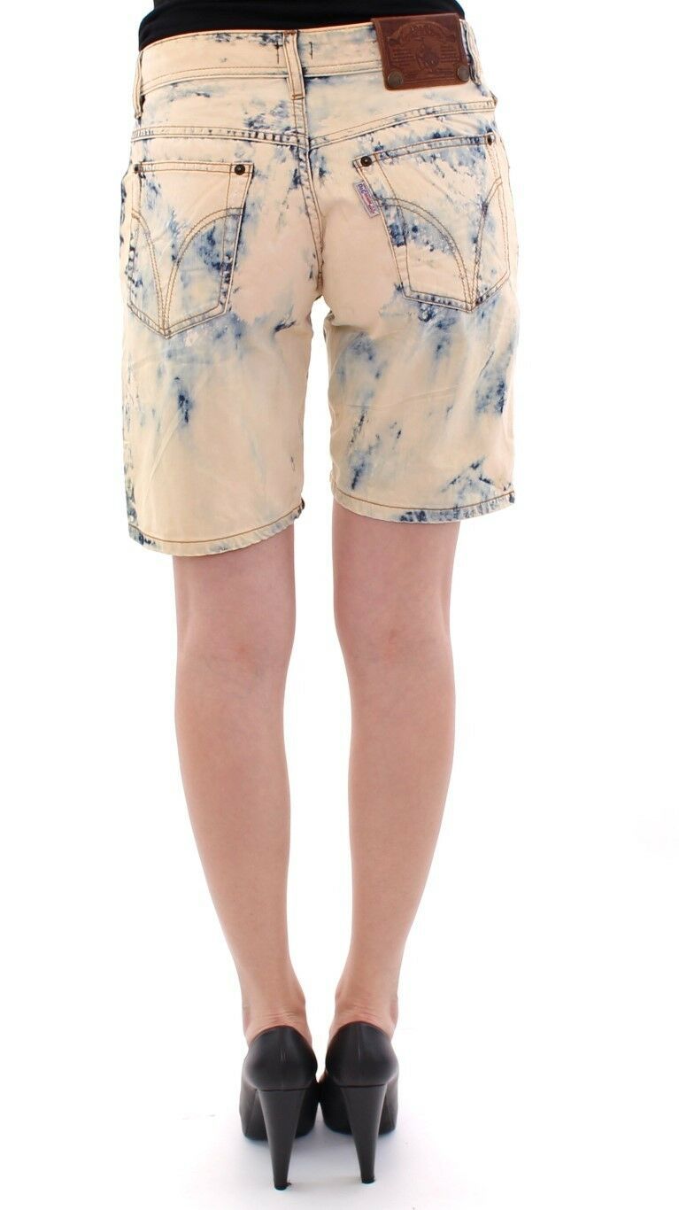 Chic Summertime Cotton Shorts in Blue - ventzia
