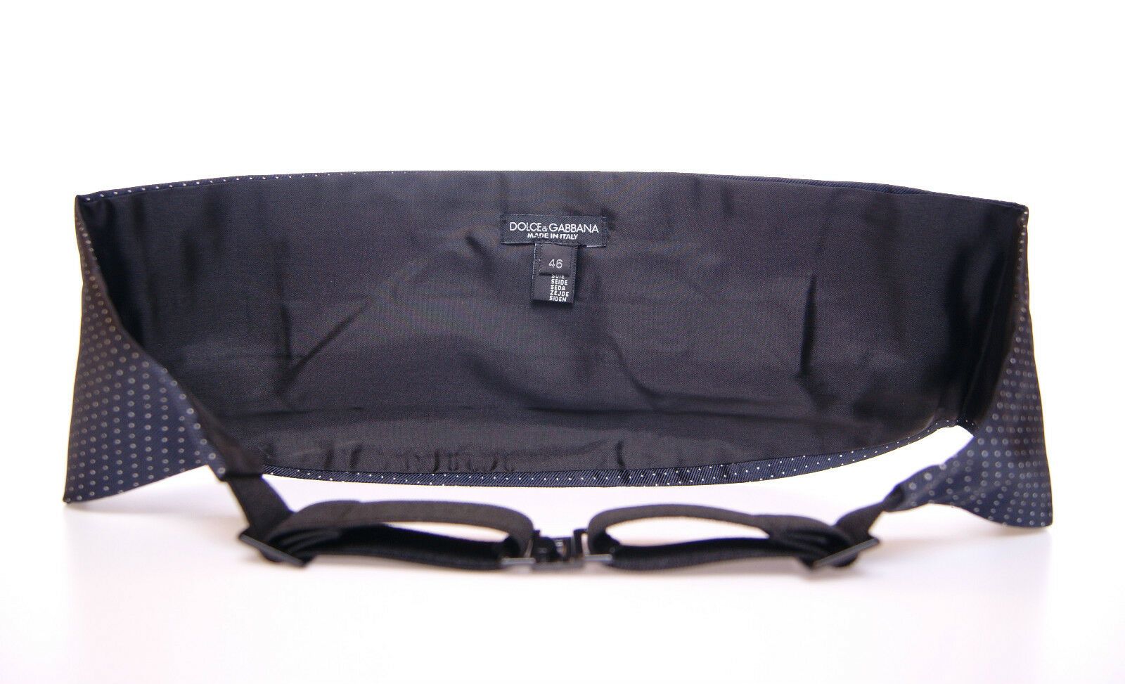 Elegant Silk Polka Dot Cummerbund - ventzia