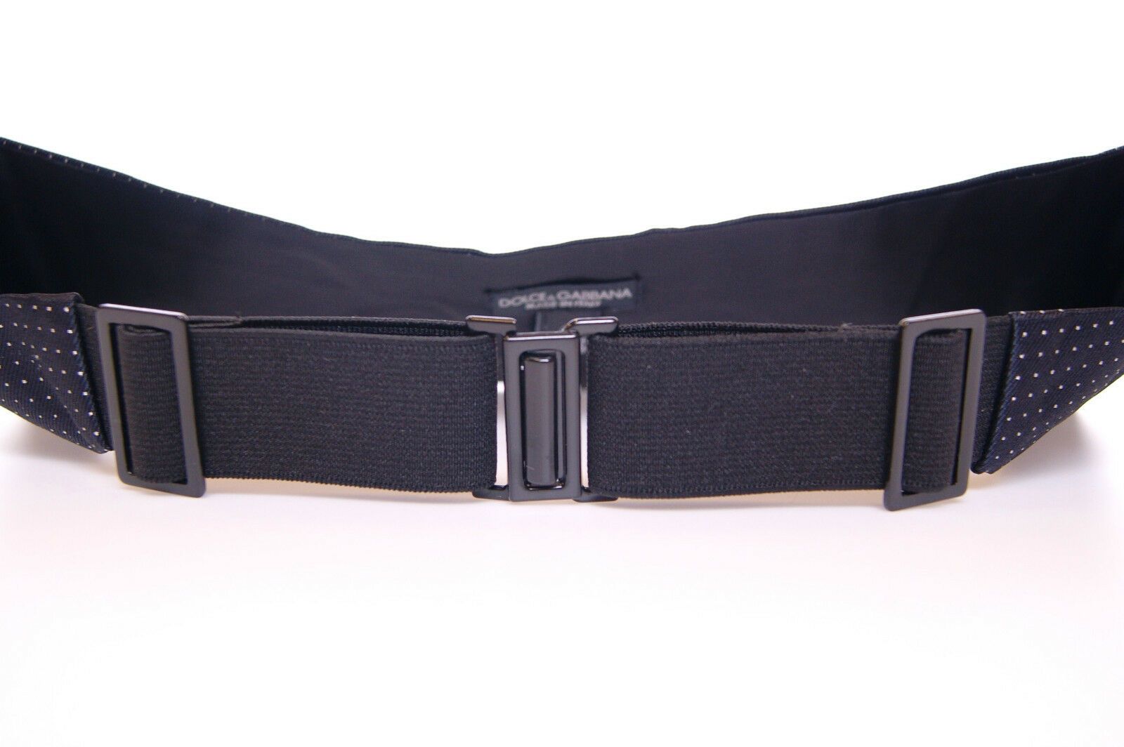 Elegant Silk Polka Dot Cummerbund - ventzia