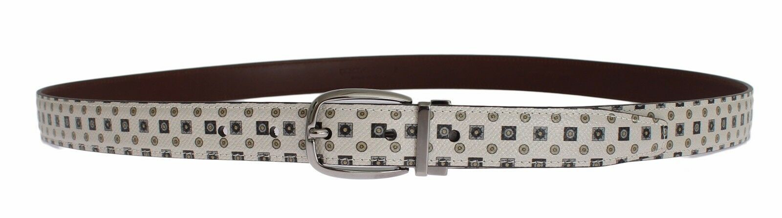 Elegant Baroque Silk Tie & Leather Belt Set - ventzia