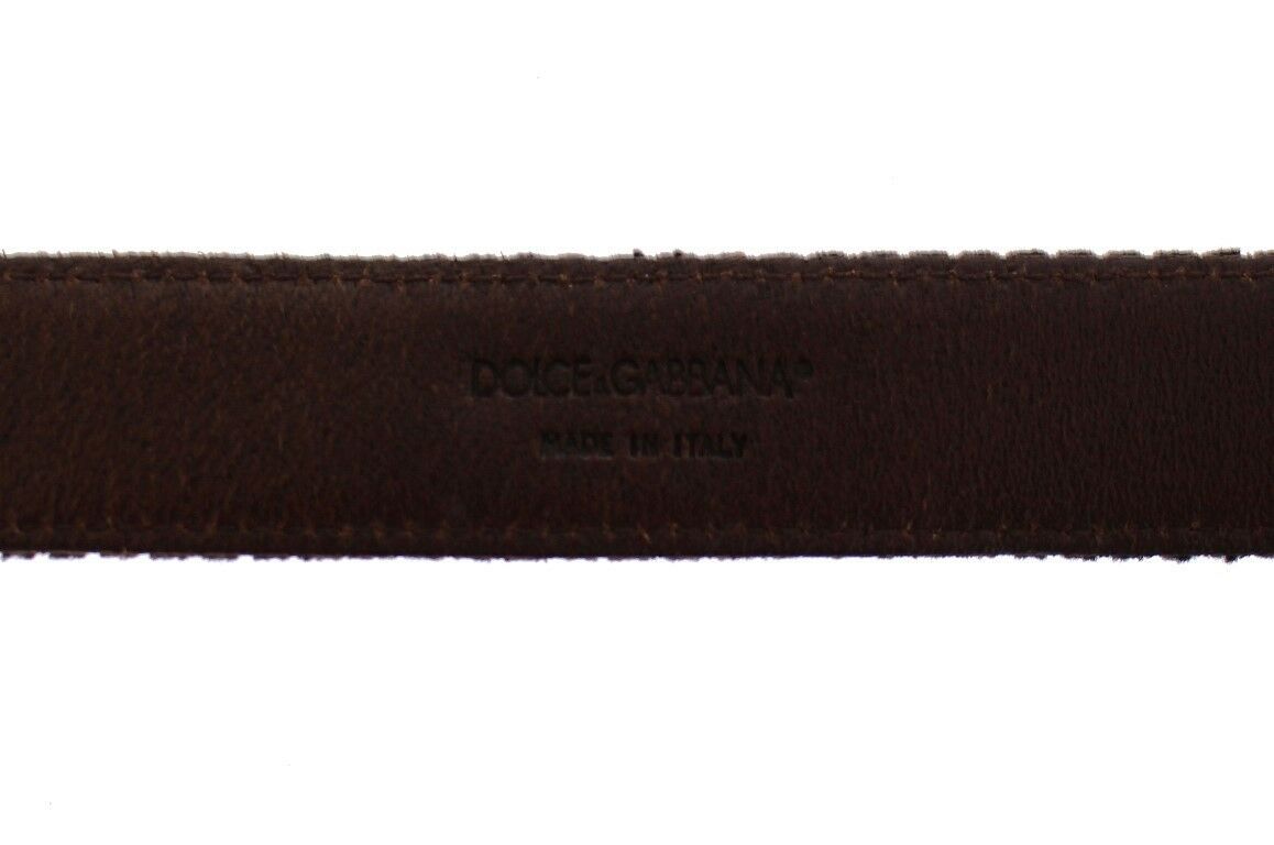 Elegant Leather-Cotton Fusion Men's Belt - ventzia