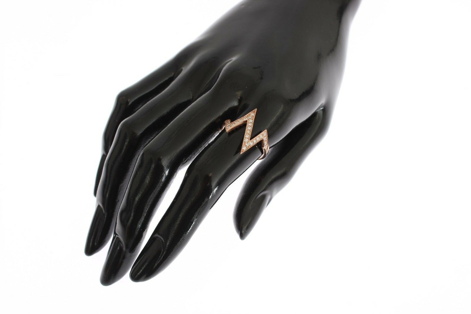 Elegant Pink Crystal Encrusted Silver Ring - ventzia