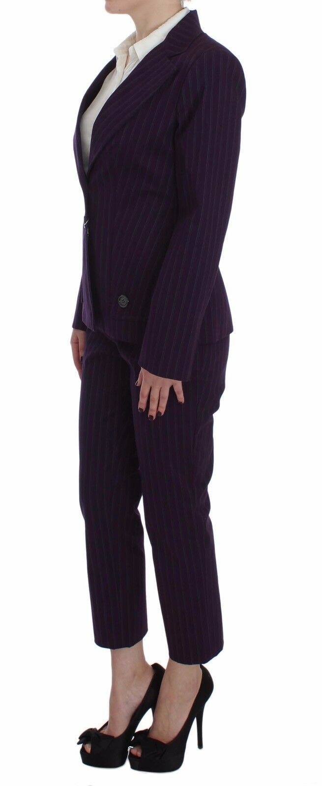 Elegant Striped Pant & Blazer Suit - ventzia