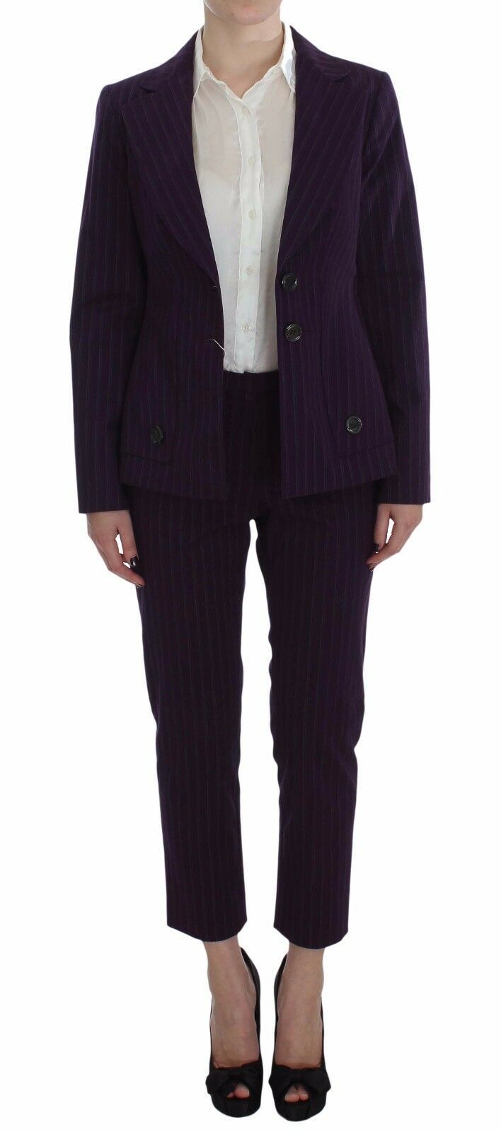 Elegant Striped Pant & Blazer Suit - ventzia