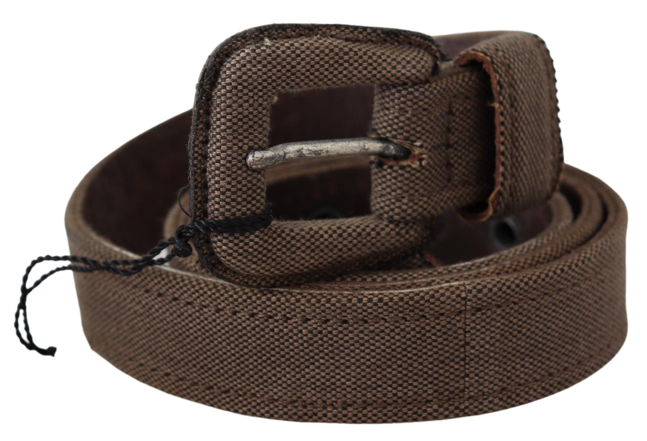 Elegant Brown Leather Waist Belt - ventzia