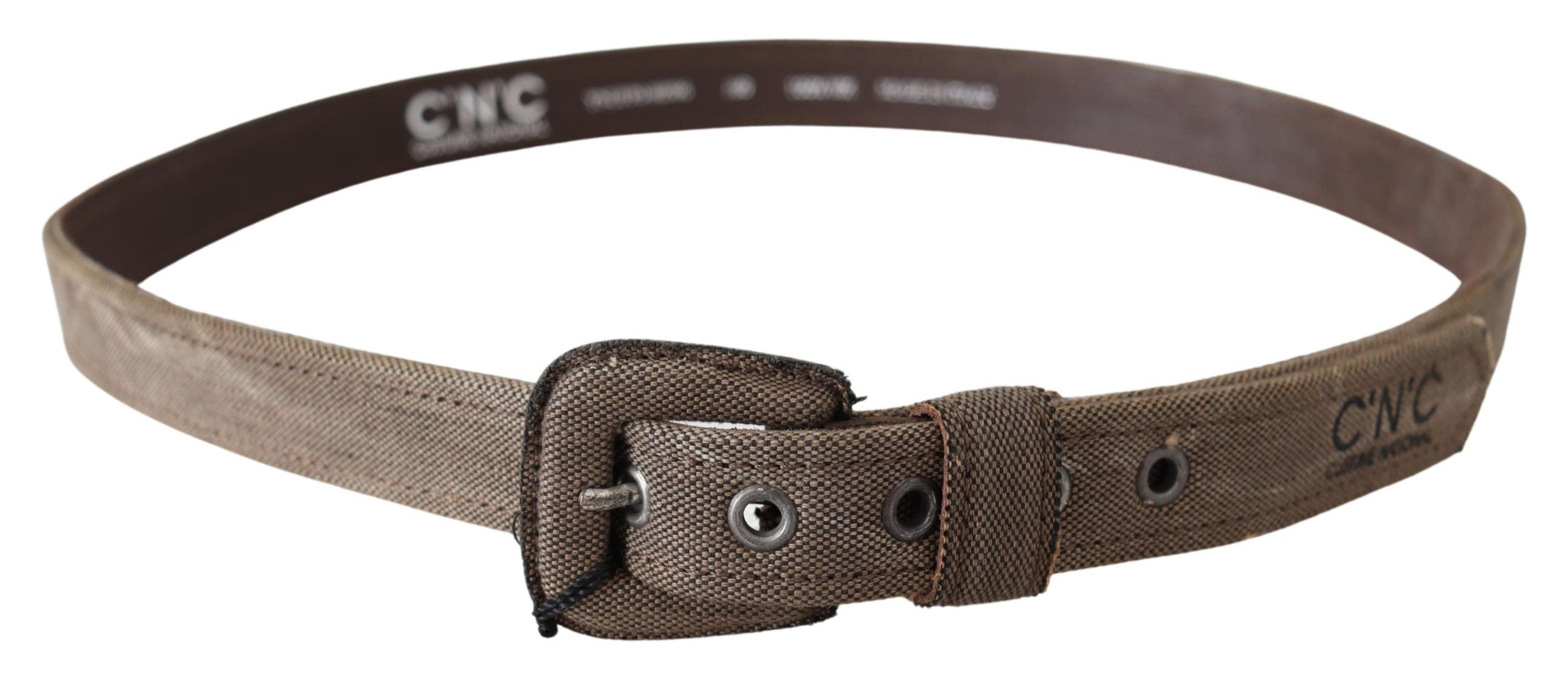 Elegant Brown Leather Waist Belt - ventzia
