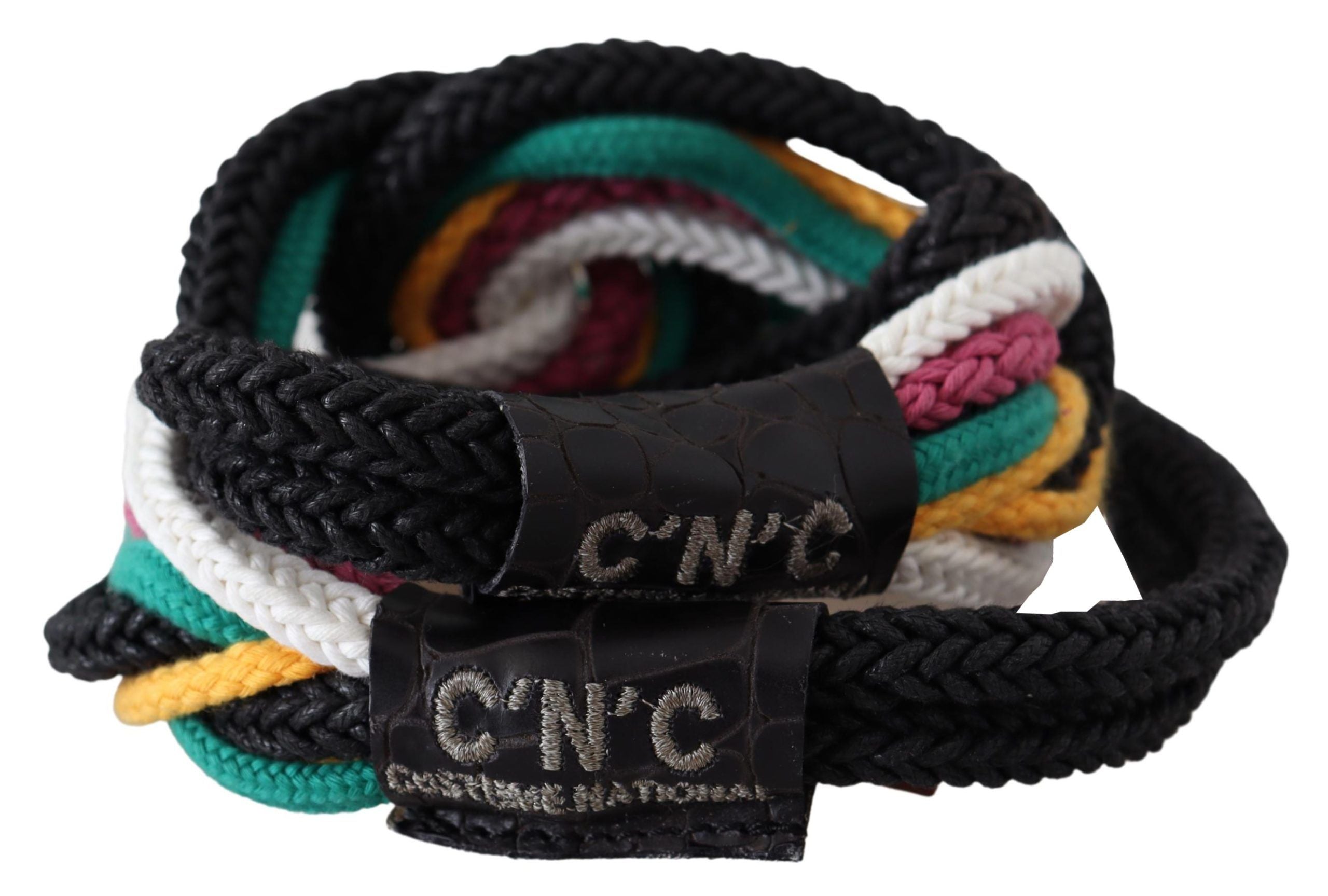 Chic Multicolor Twisted Rope Belt - ventzia