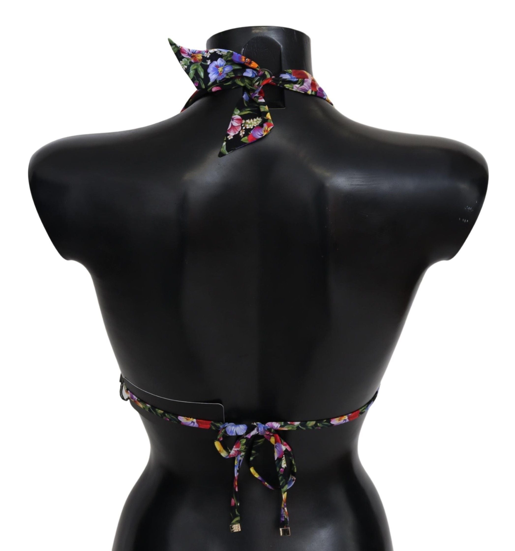 Chic Floral Printed Bikini Top - ventzia
